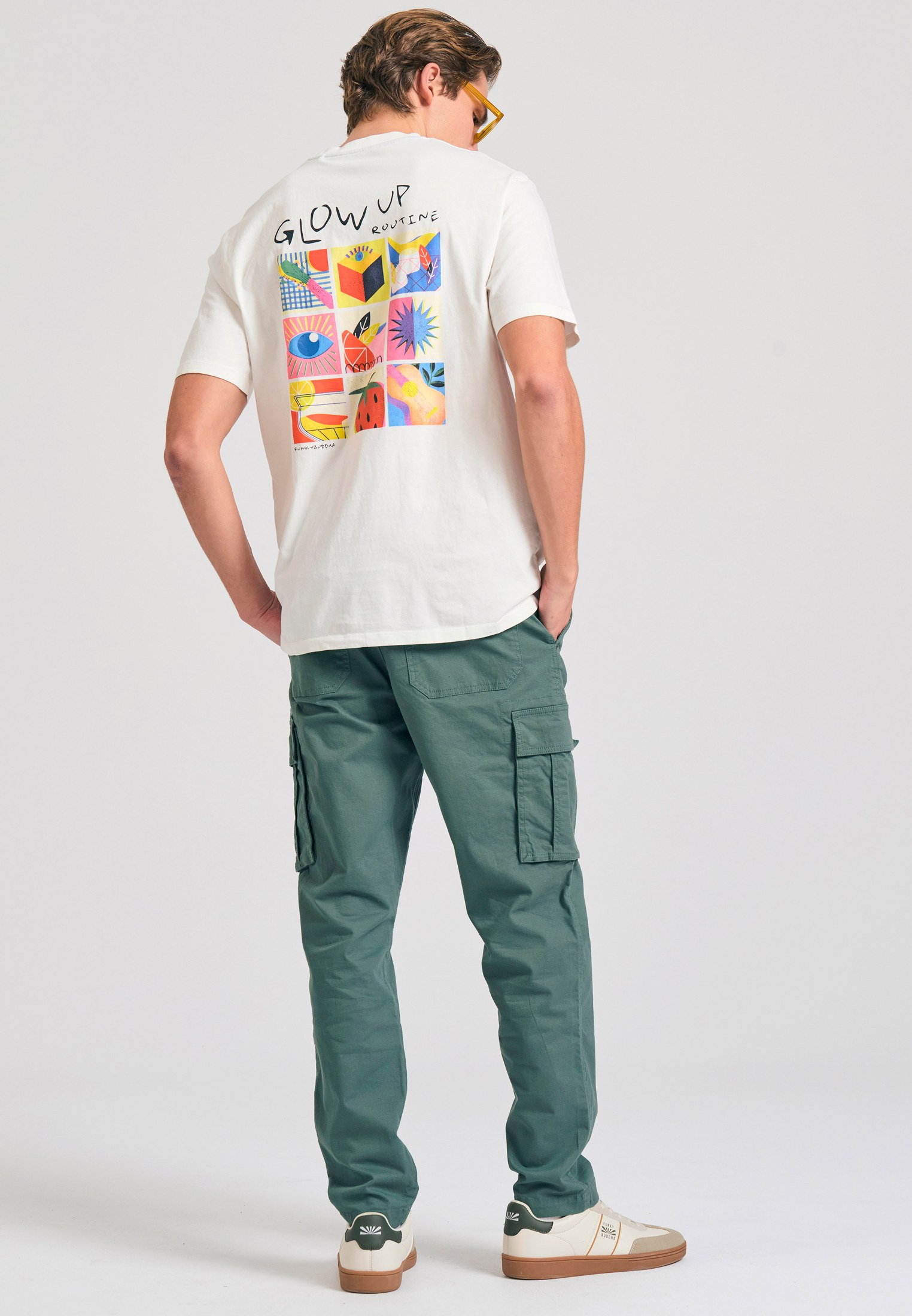 Men's Shirts Funky Buddha White