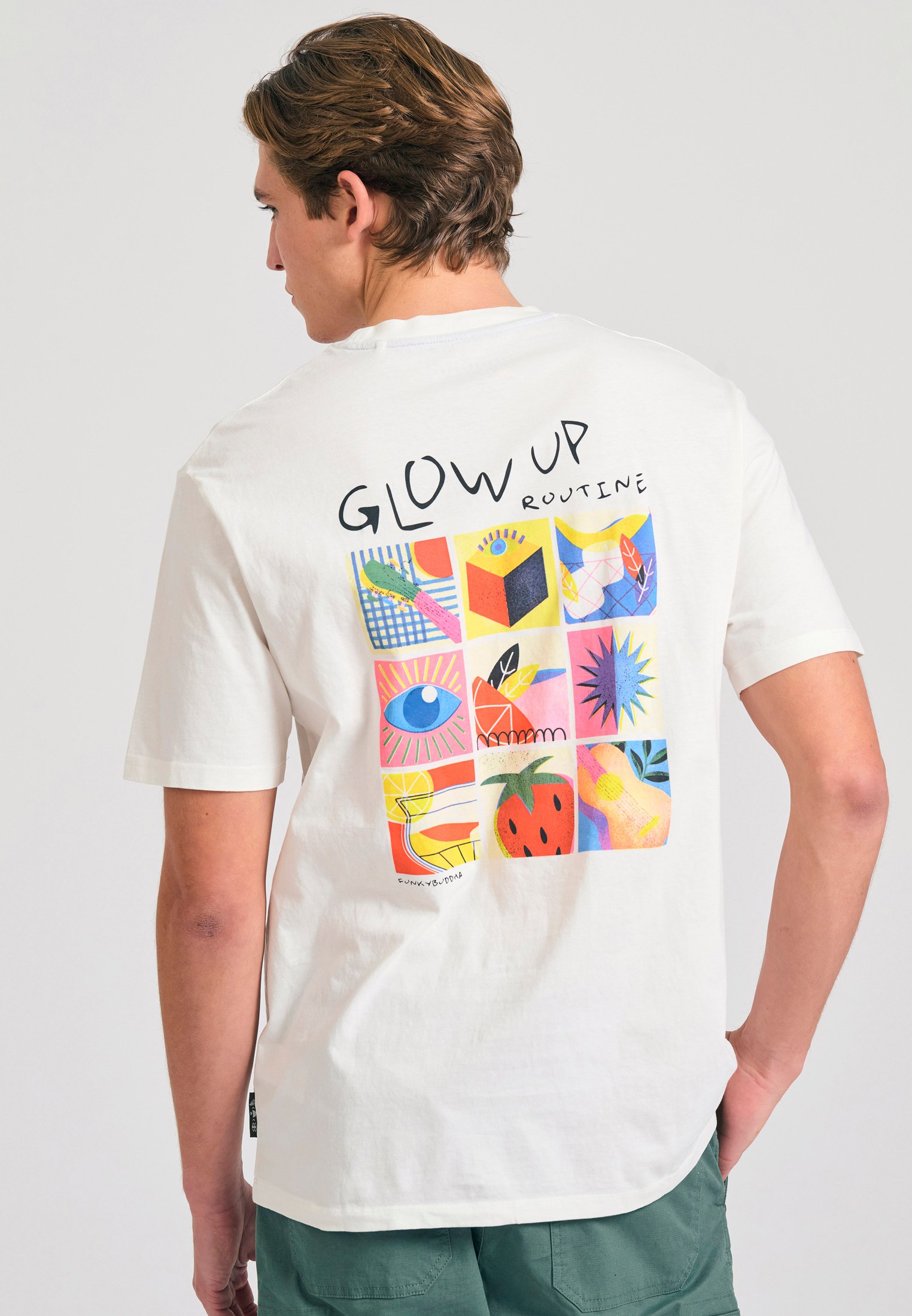 Men's Shirts Funky Buddha White