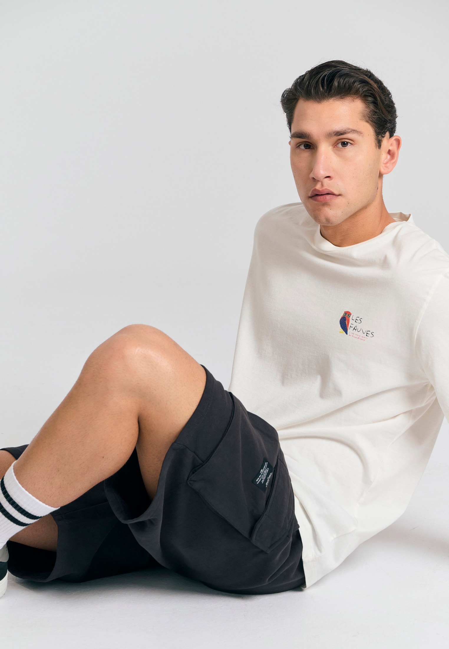 Men's Shorts Funky Buddha Gray