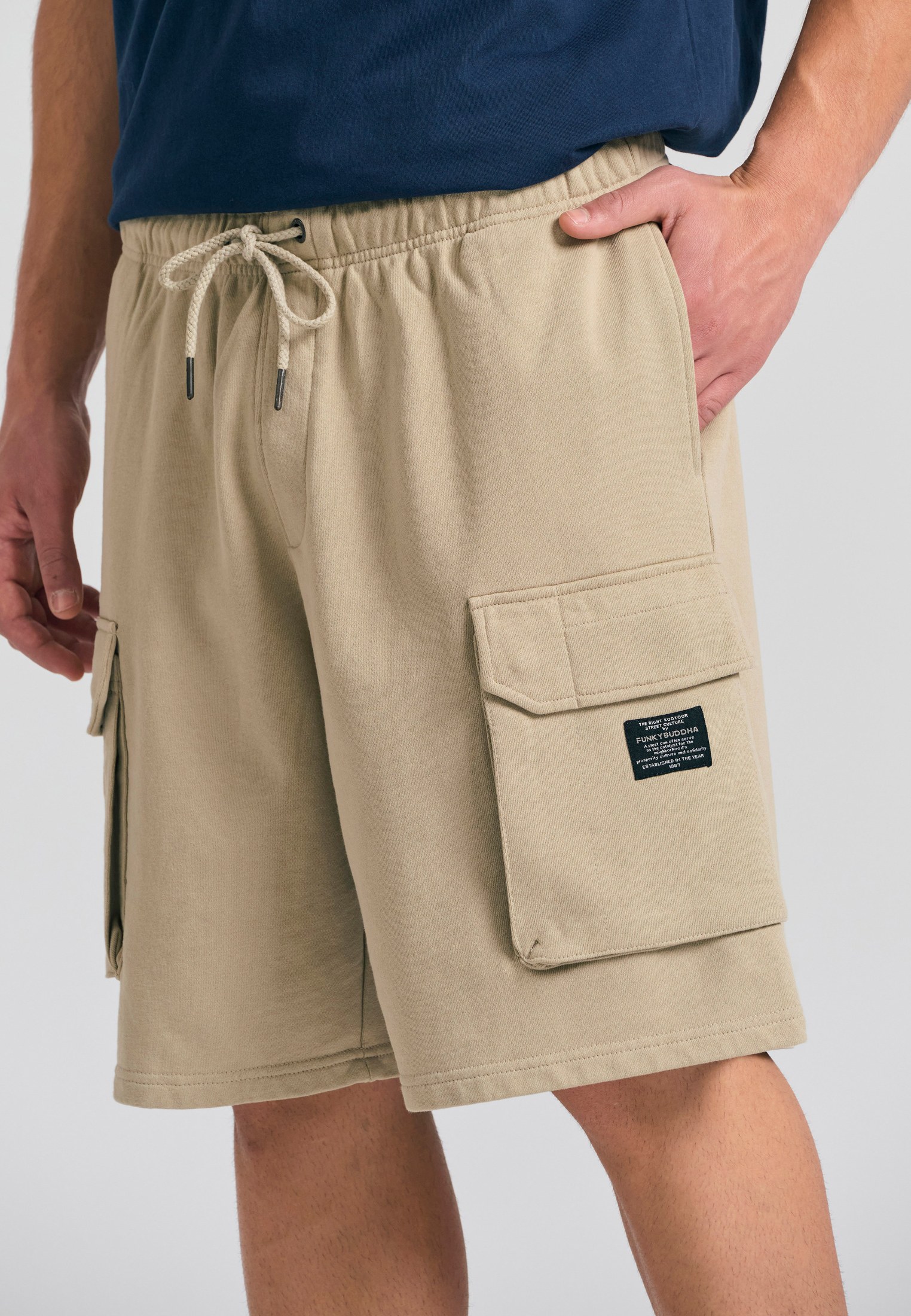 Men's Shorts Funky Buddha Beige