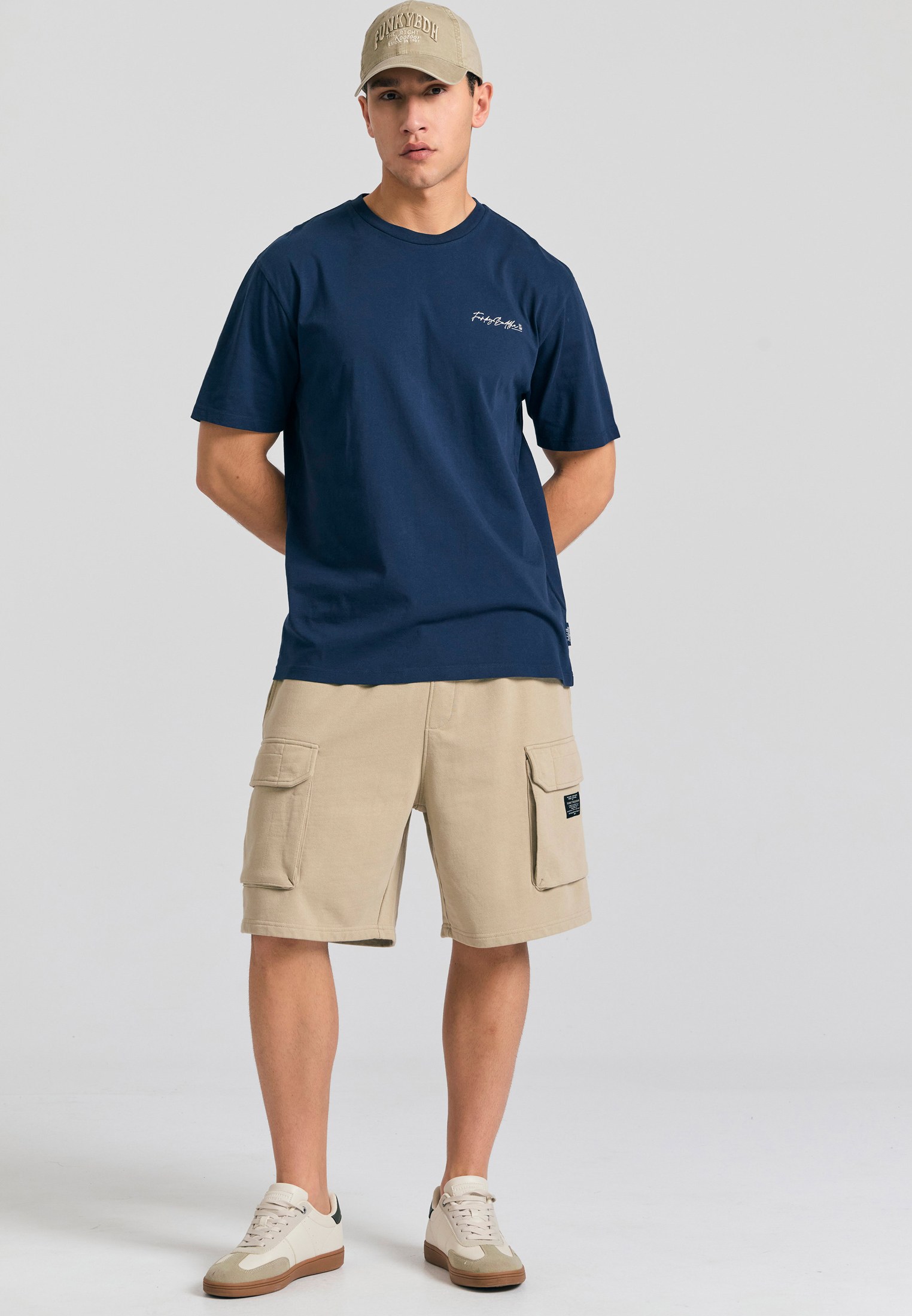 Men's Shorts Funky Buddha Beige