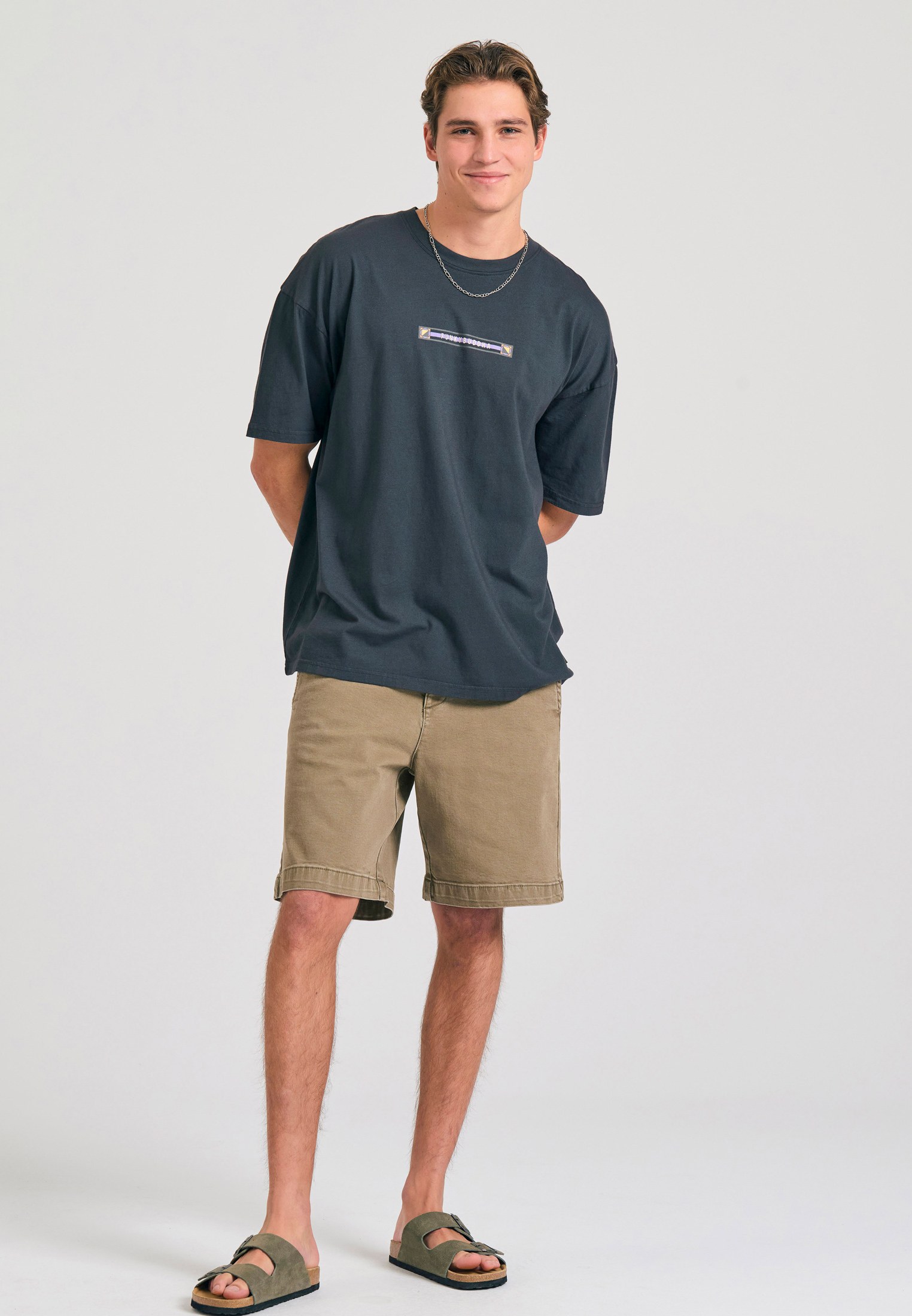 Men's T-Shirts Funky Buddha Gray