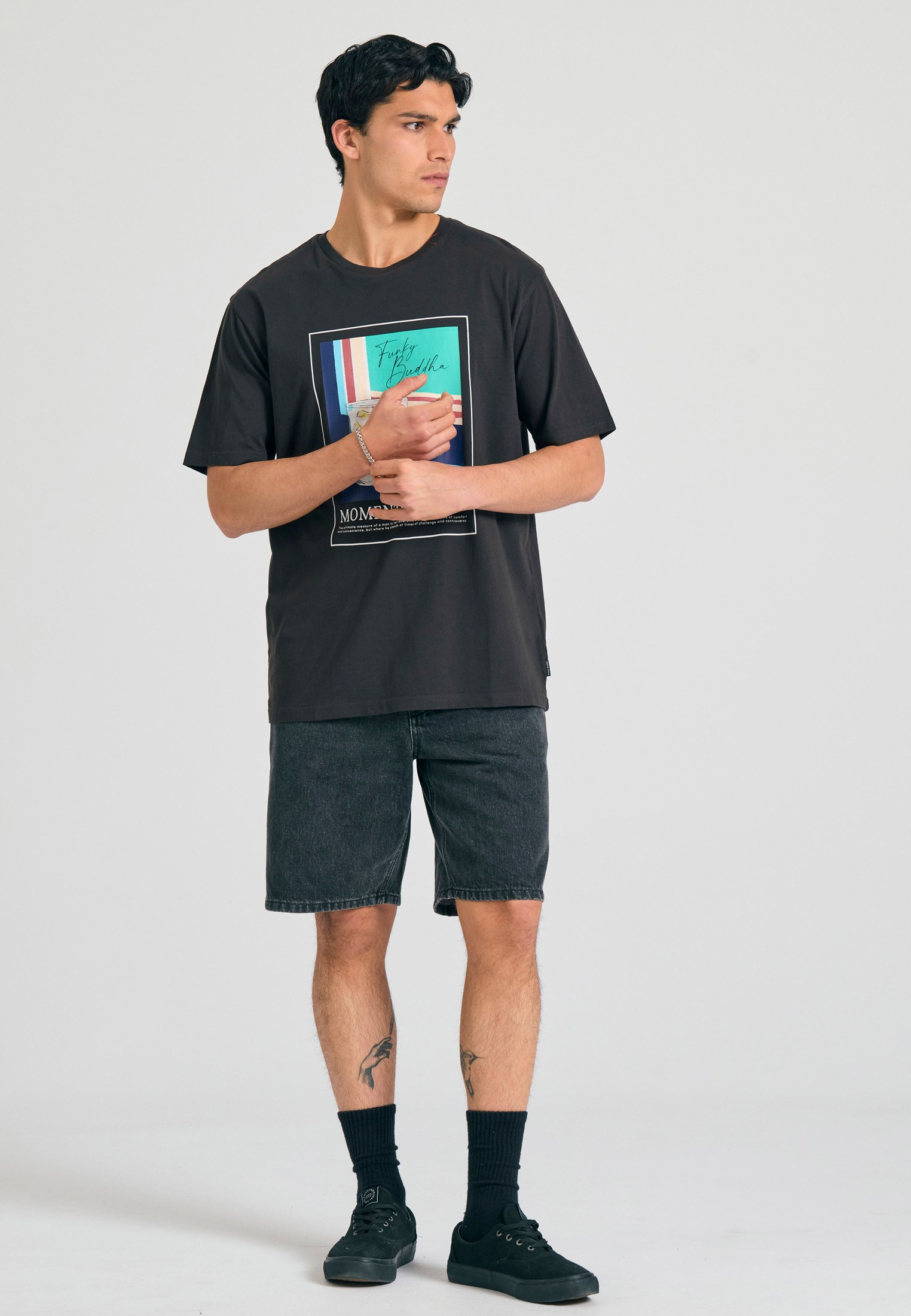 Men's Shirts Funky Buddha Gray