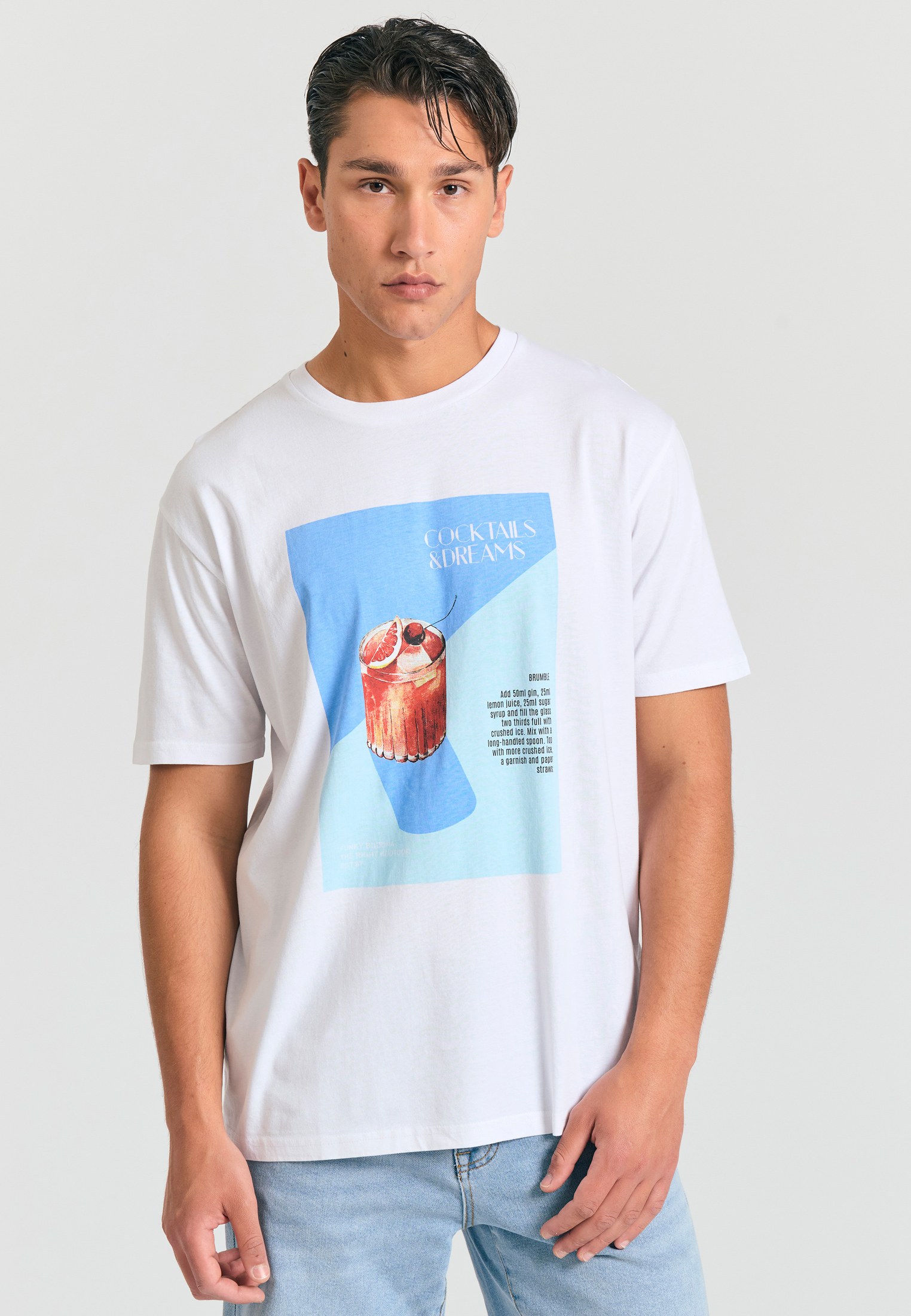 Men's Shirts Funky Buddha White