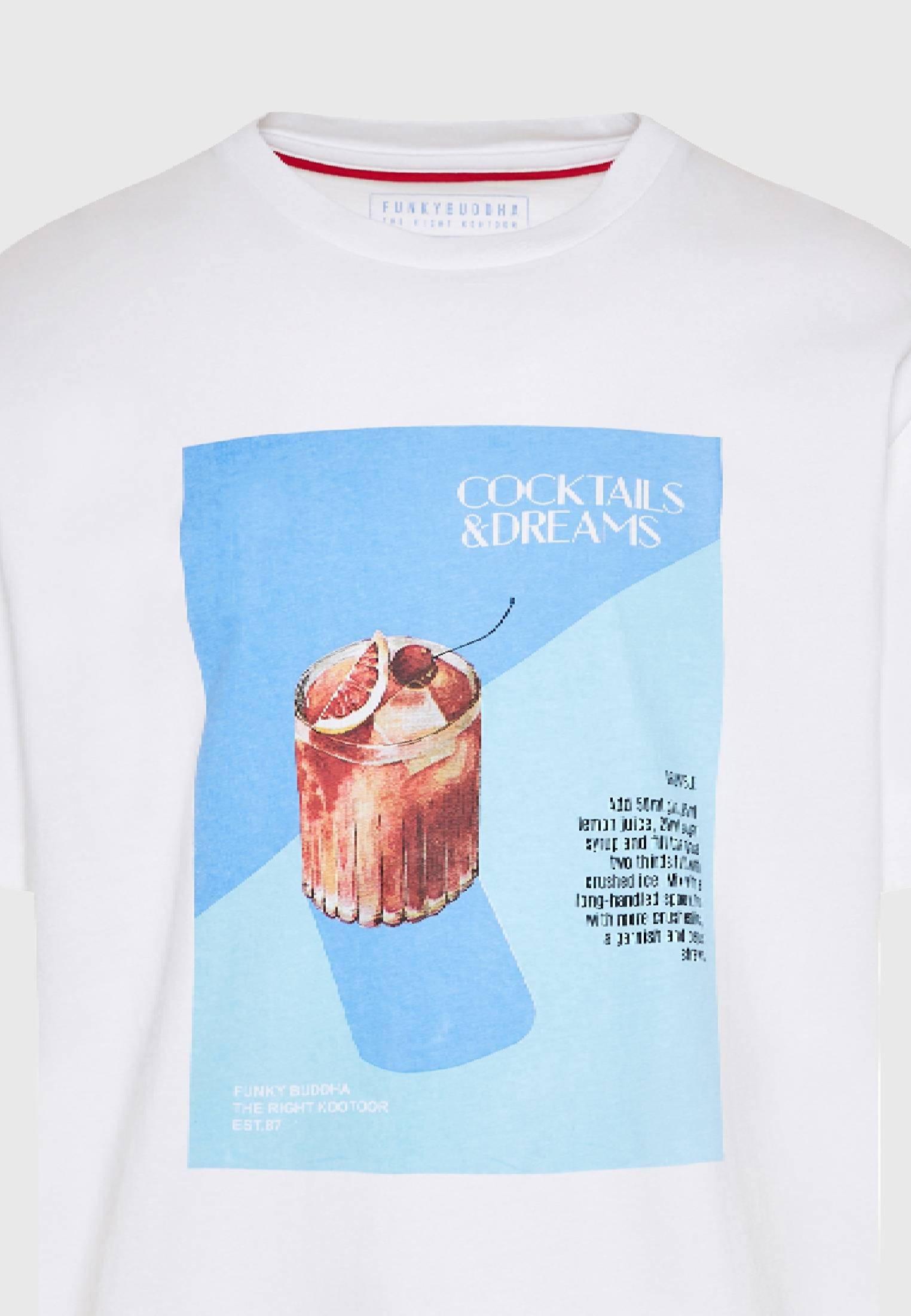 Men's Shirts Funky Buddha White