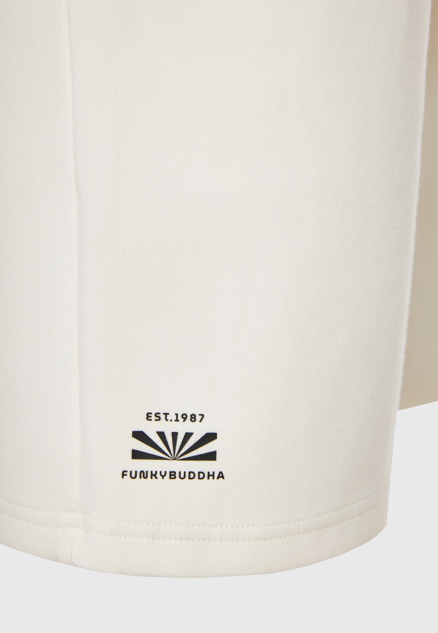 Men's Shorts Funky Buddha White