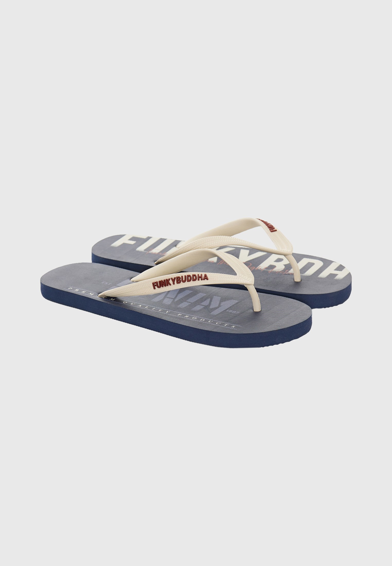 Men's Flip Flops Funky Buddha Blue