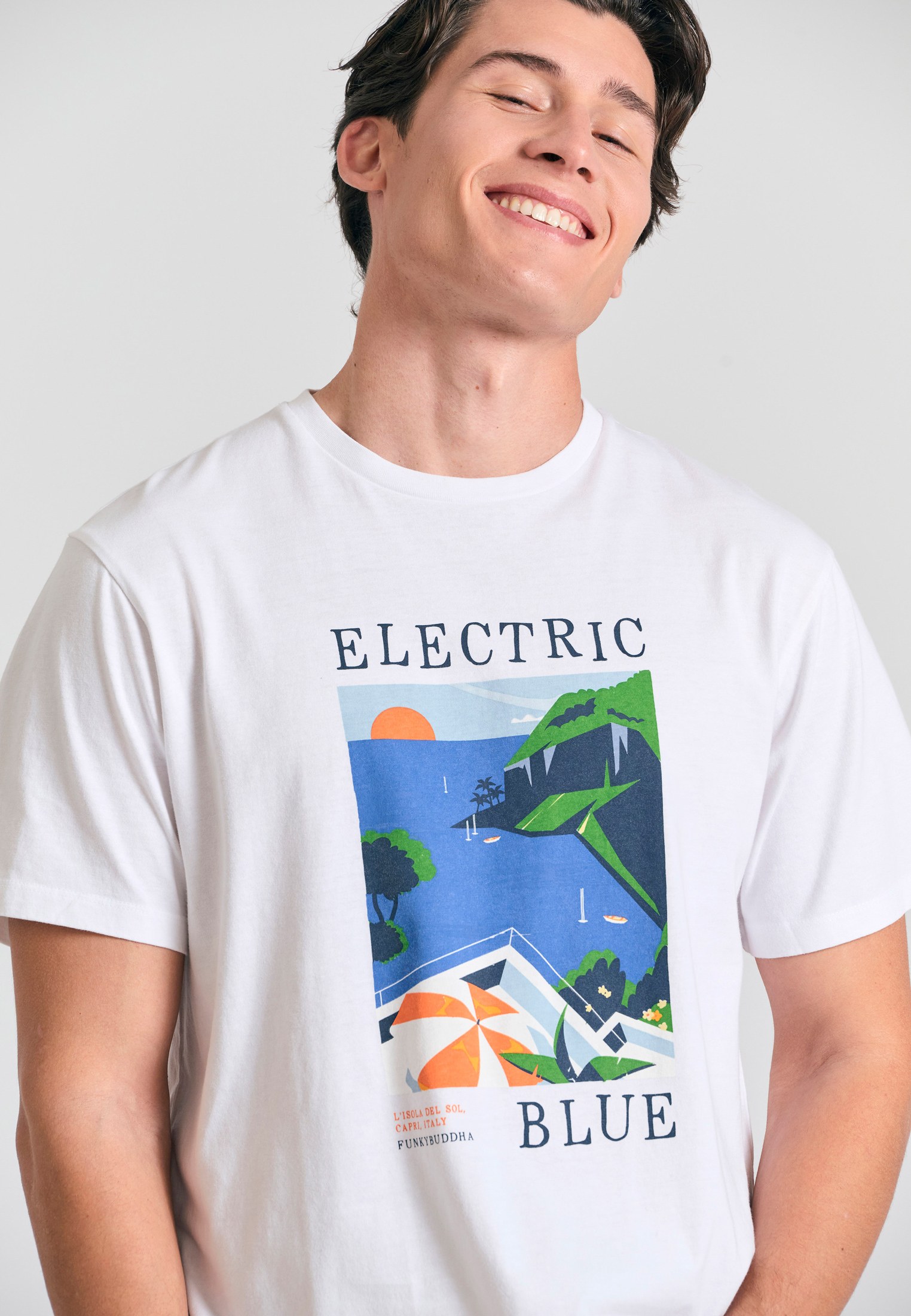 Men's Shirts Funky Buddha White