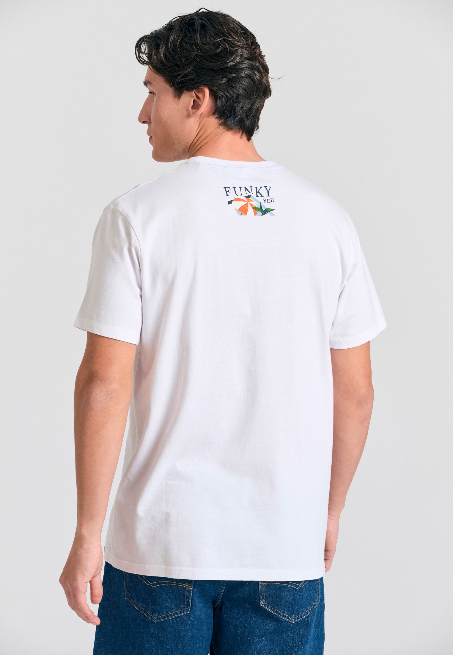 Men's Shirts Funky Buddha White