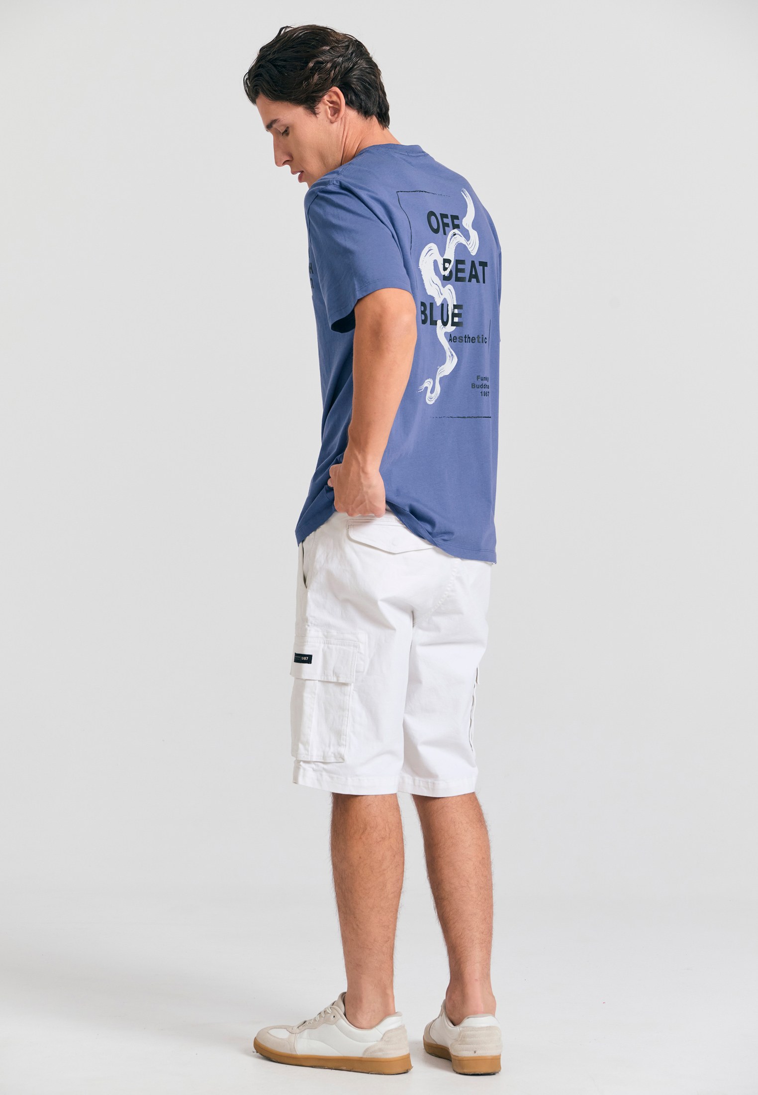 Men's T-Shirts Funky Buddha Blue