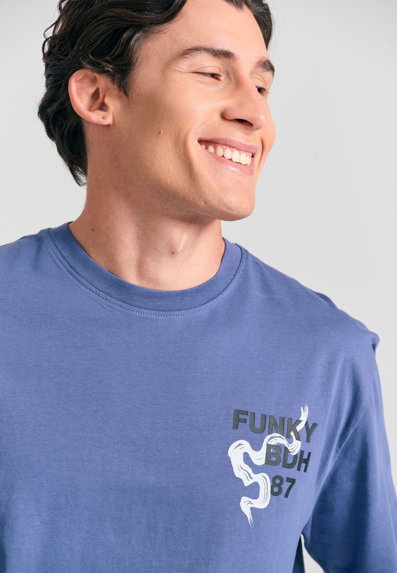 Men's T-Shirts Funky Buddha Blue