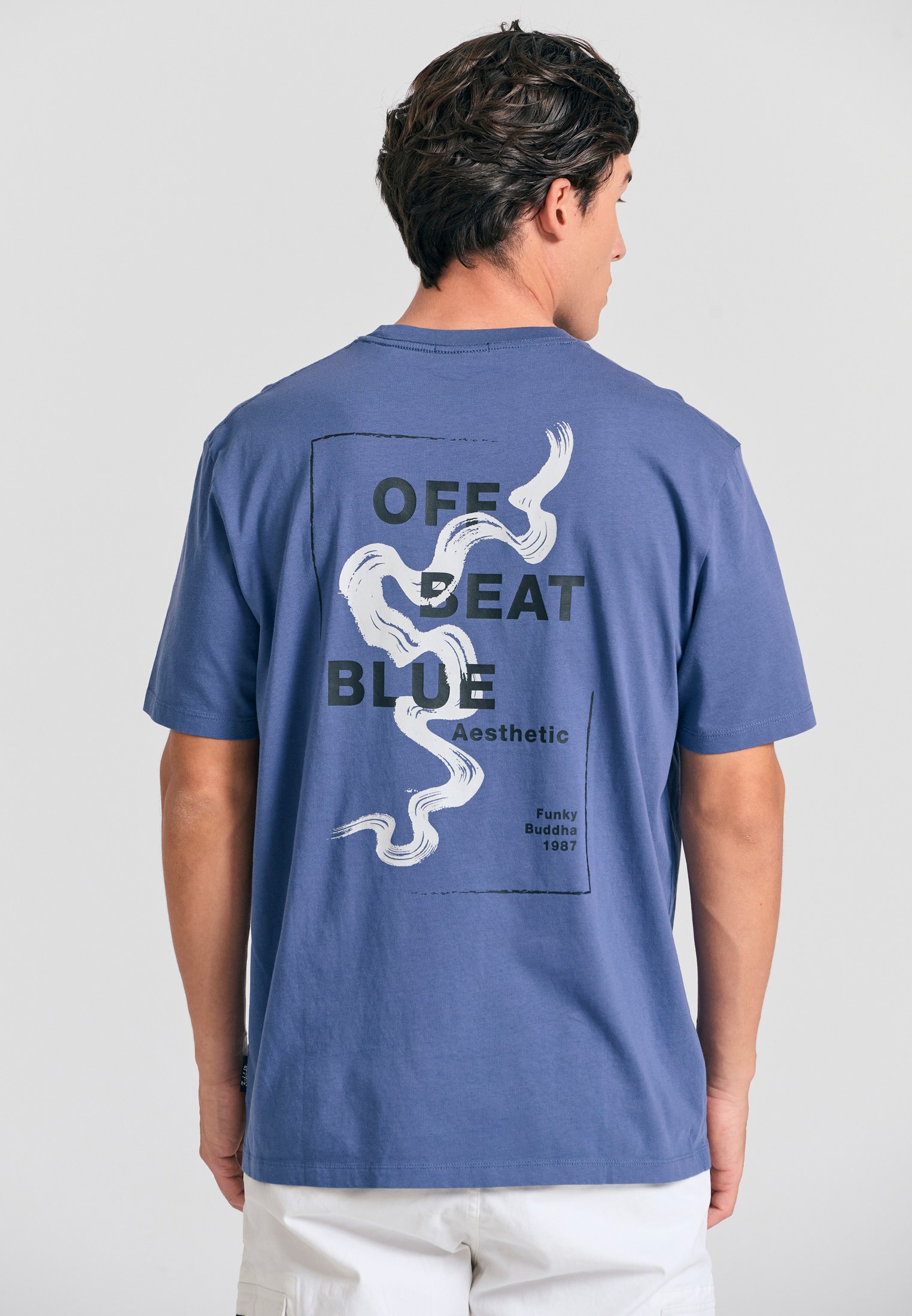 Men's T-Shirts Funky Buddha Blue