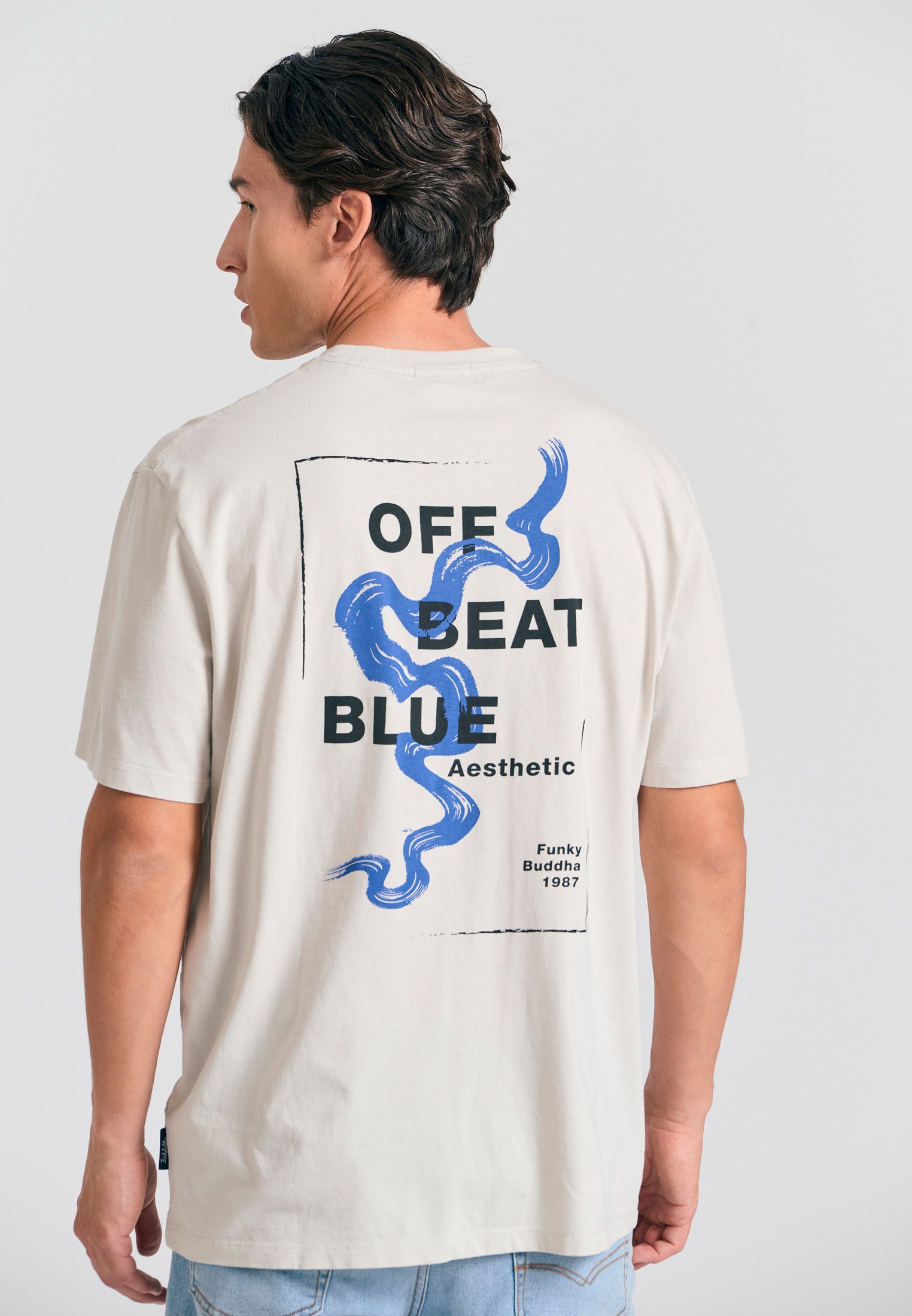 Men's T-Shirts Funky Buddha Beige