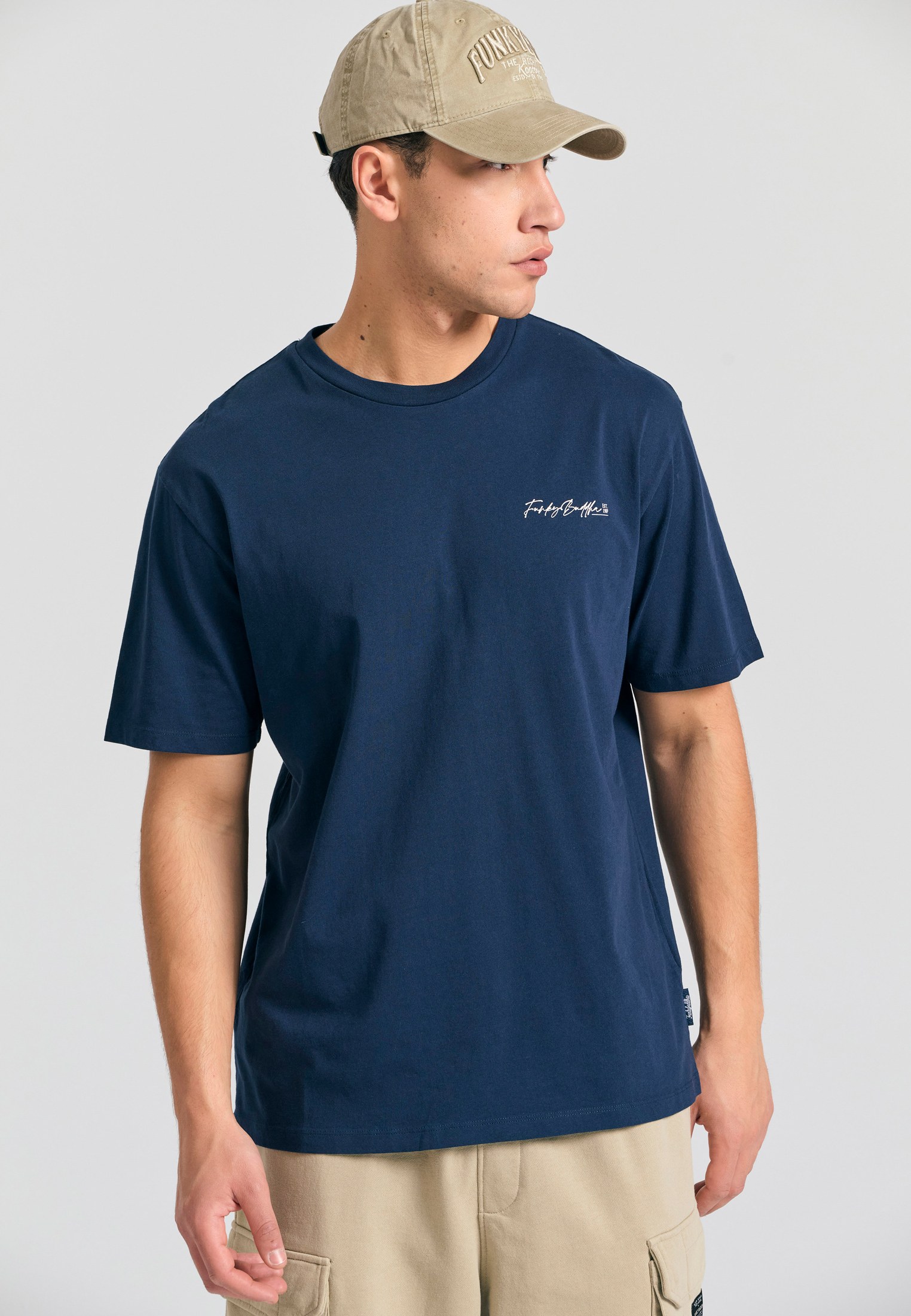 Men's T-Shirts Funky Buddha Navy