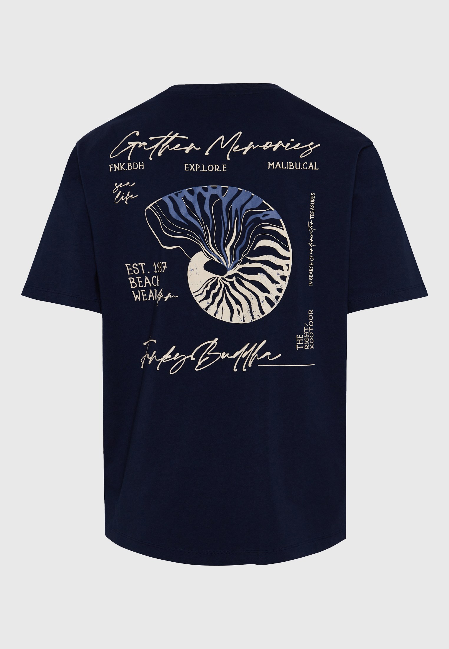 Men's T-Shirts Funky Buddha Navy