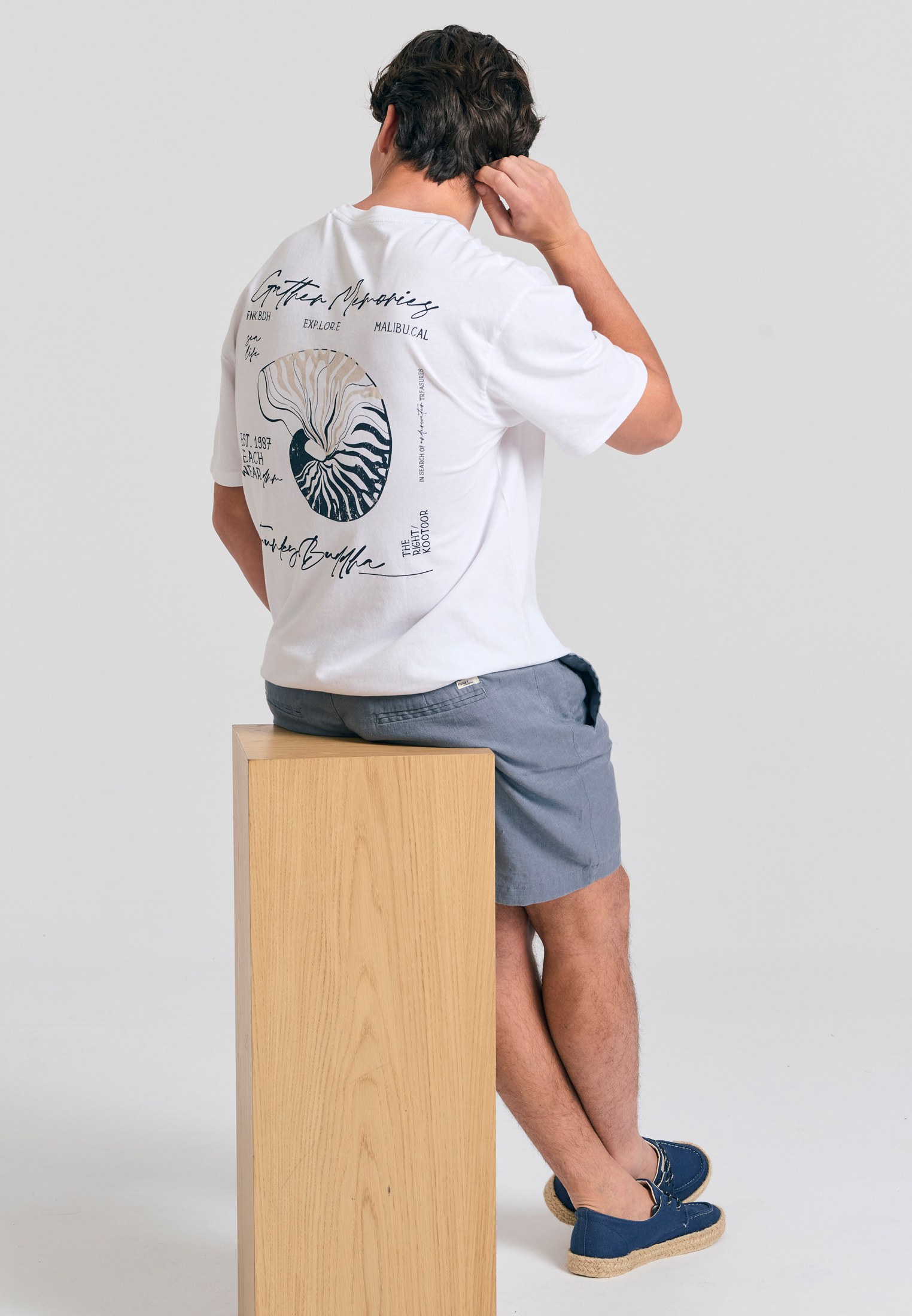 Men's T-Shirts Funky Buddha White