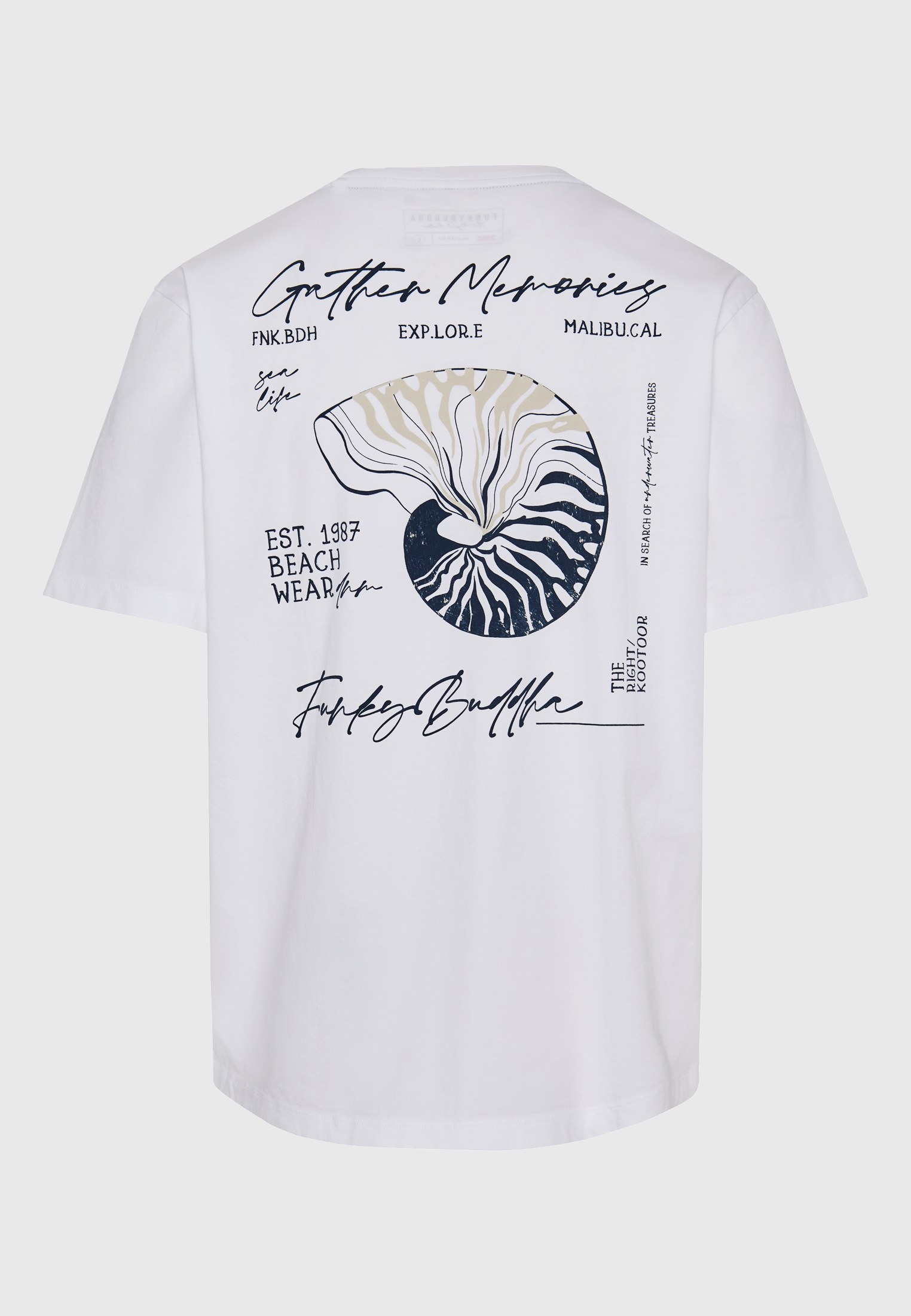 Men's T-Shirts Funky Buddha White