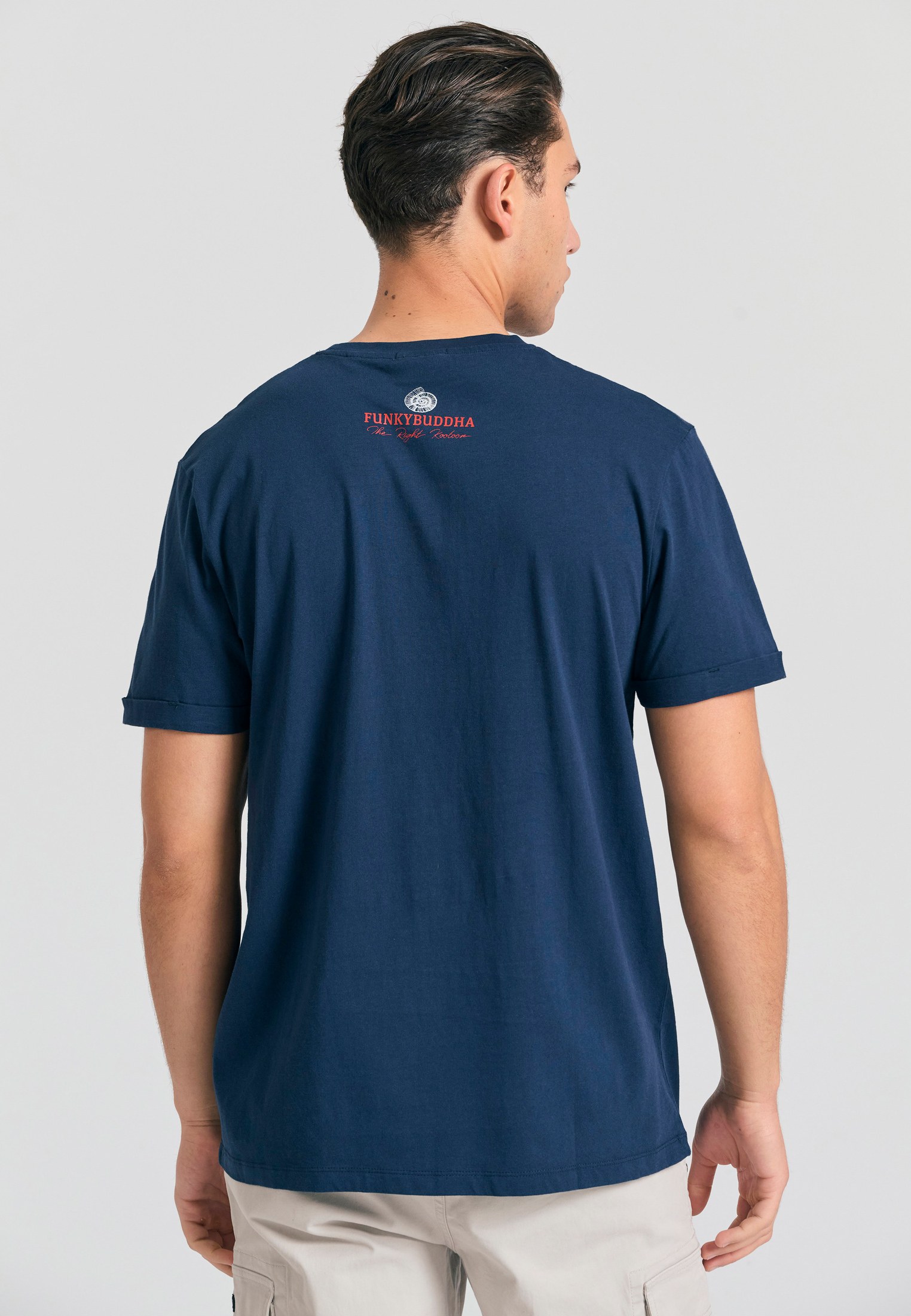 Men's T-Shirts Funky Buddha Navy