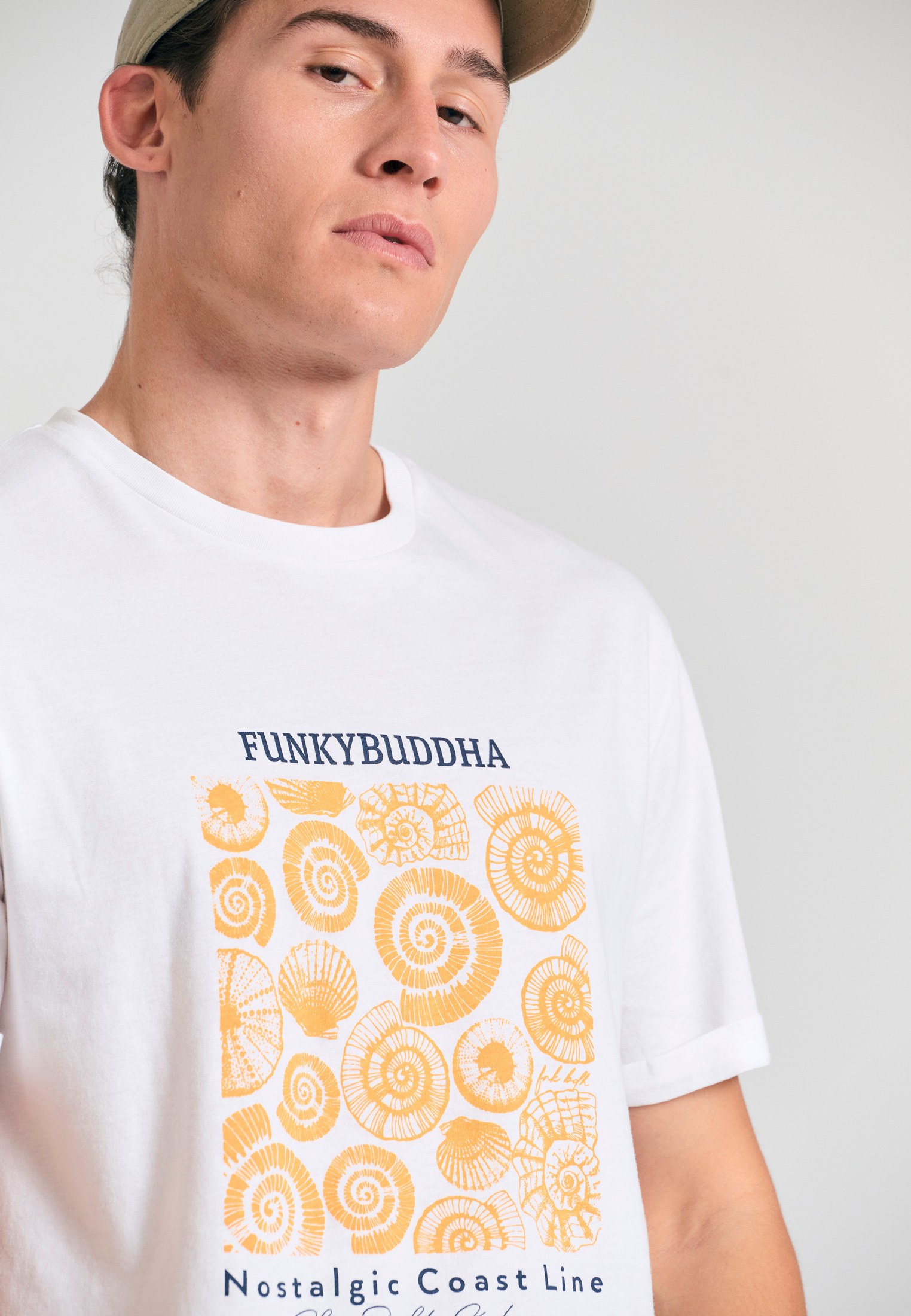 Men's T-Shirts Funky Buddha White