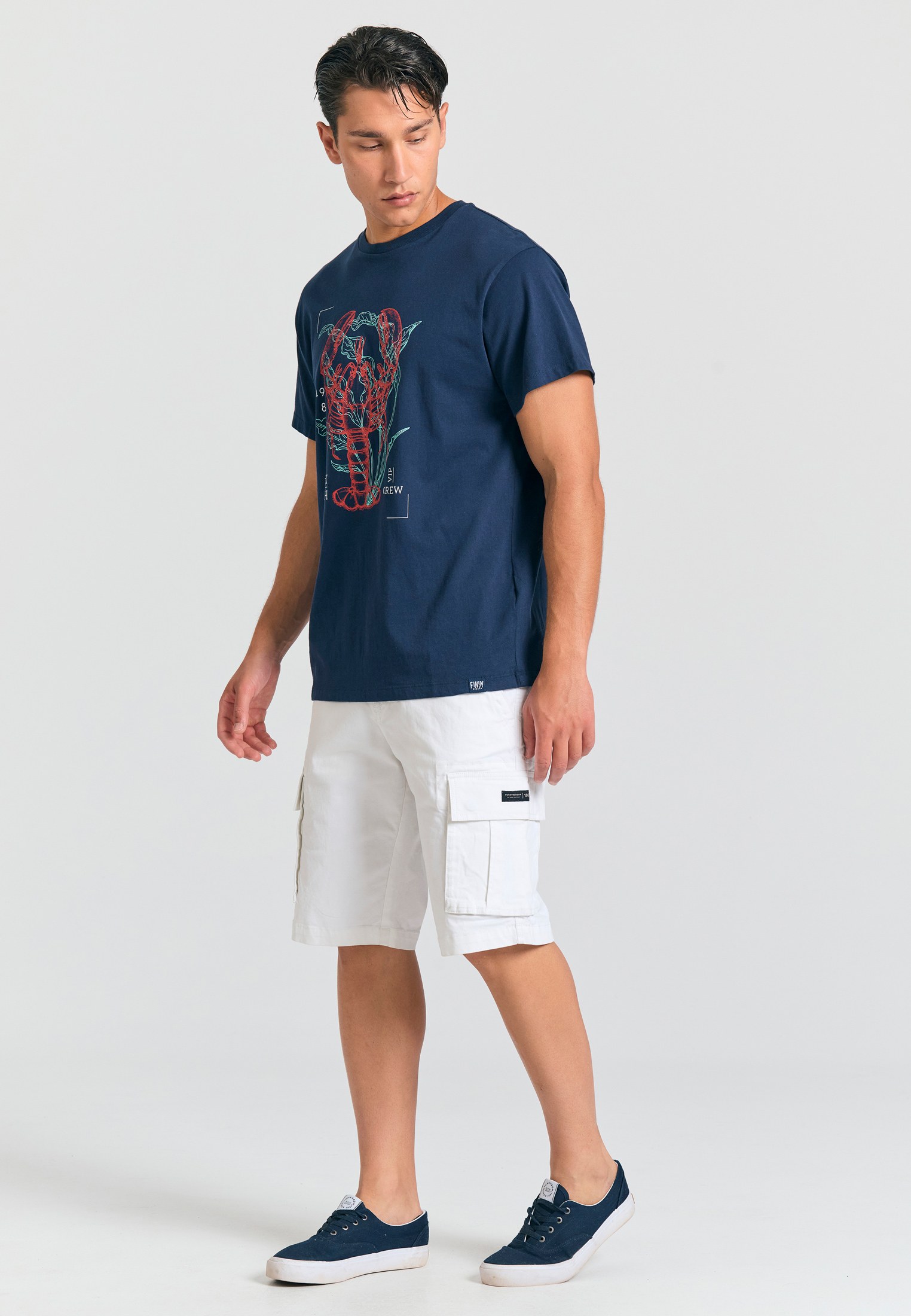 Men's T-Shirts Funky Buddha Navy