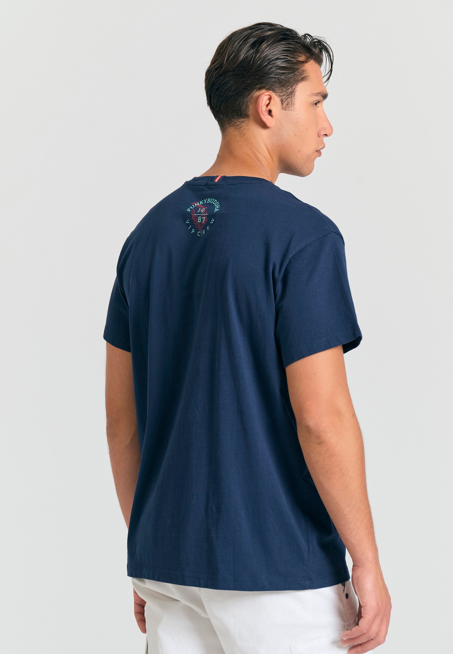 Men's T-Shirts Funky Buddha Navy