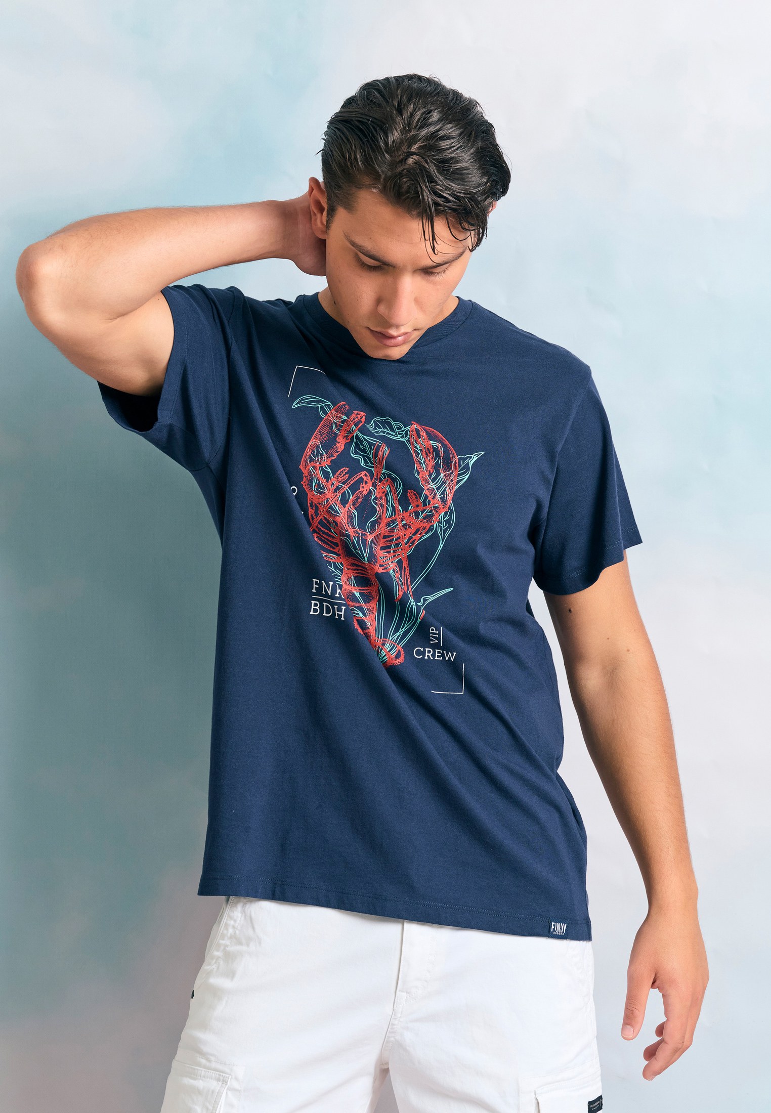Men's T-Shirts Funky Buddha Navy