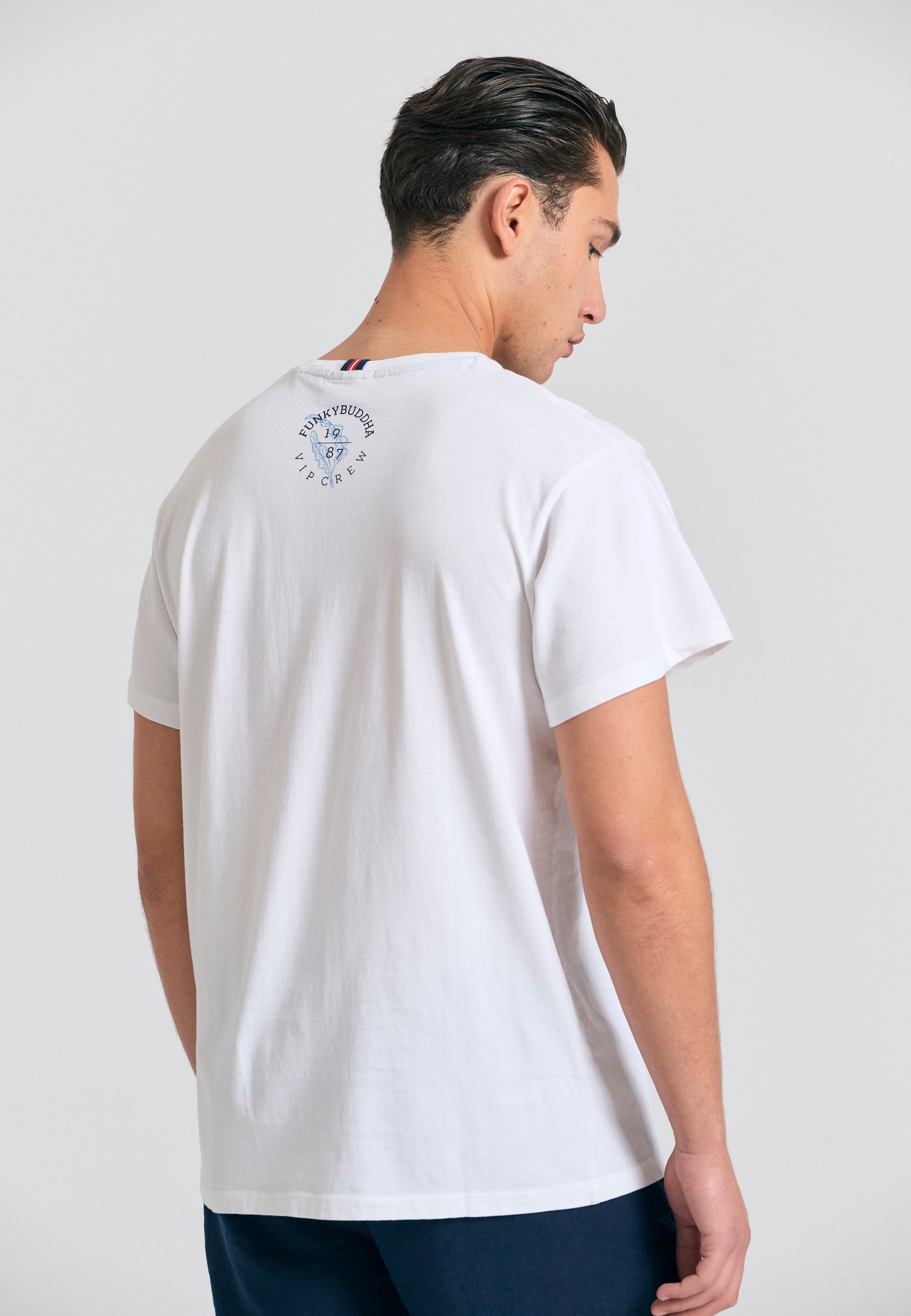 Men's T-Shirts Funky Buddha White