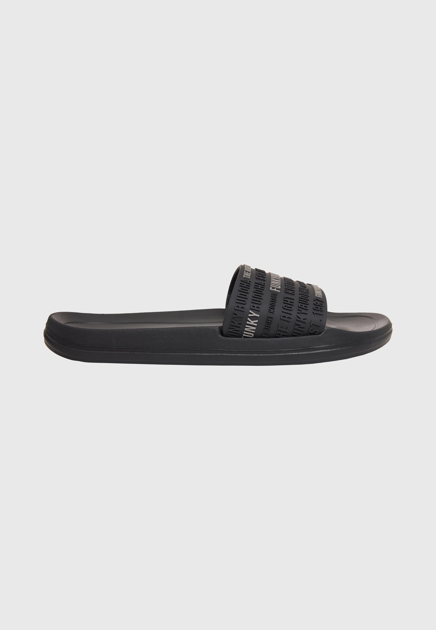 Men's Flip Flops Funky Buddha Black