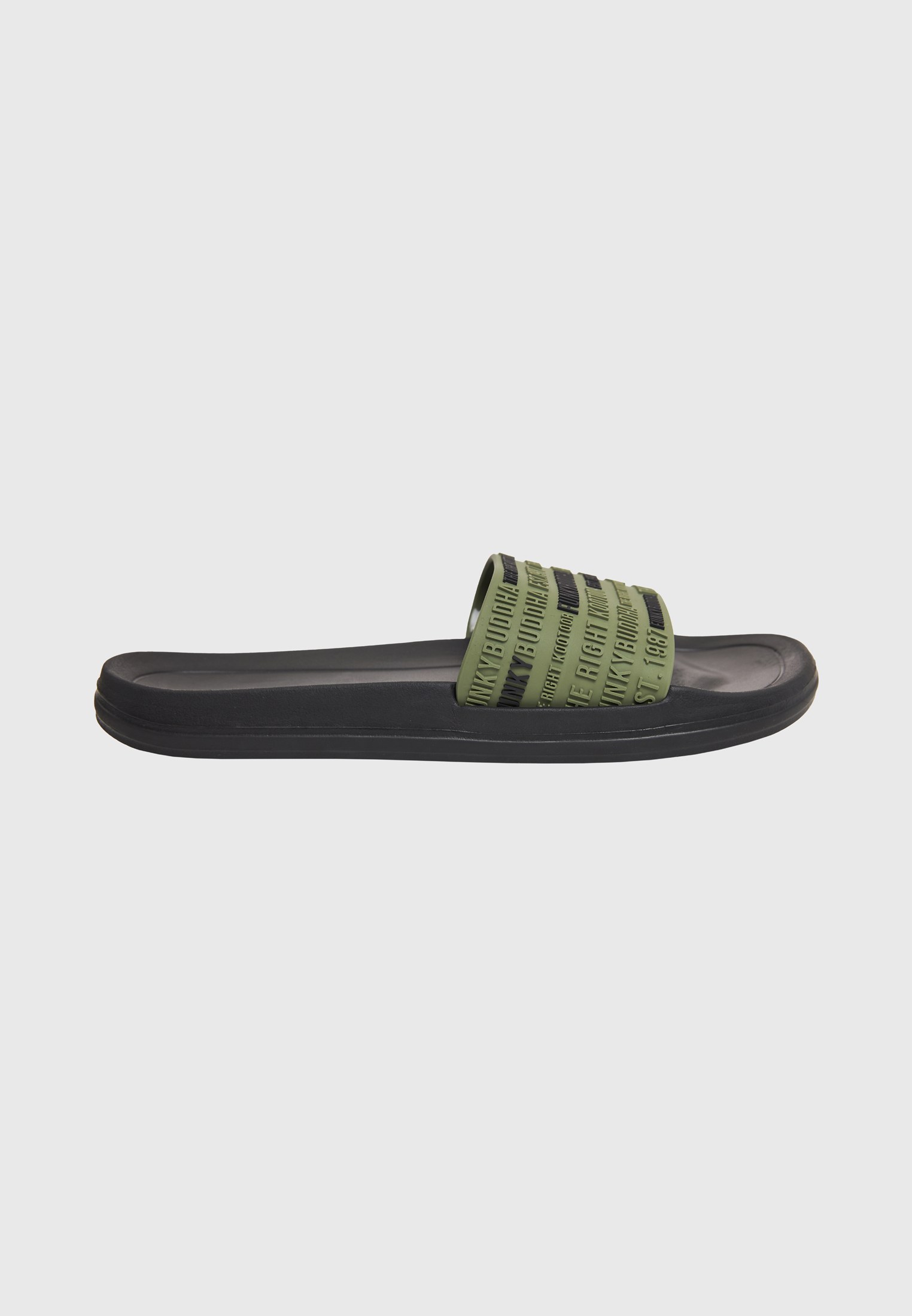 Men's Flip Flops Funky Buddha Khaki