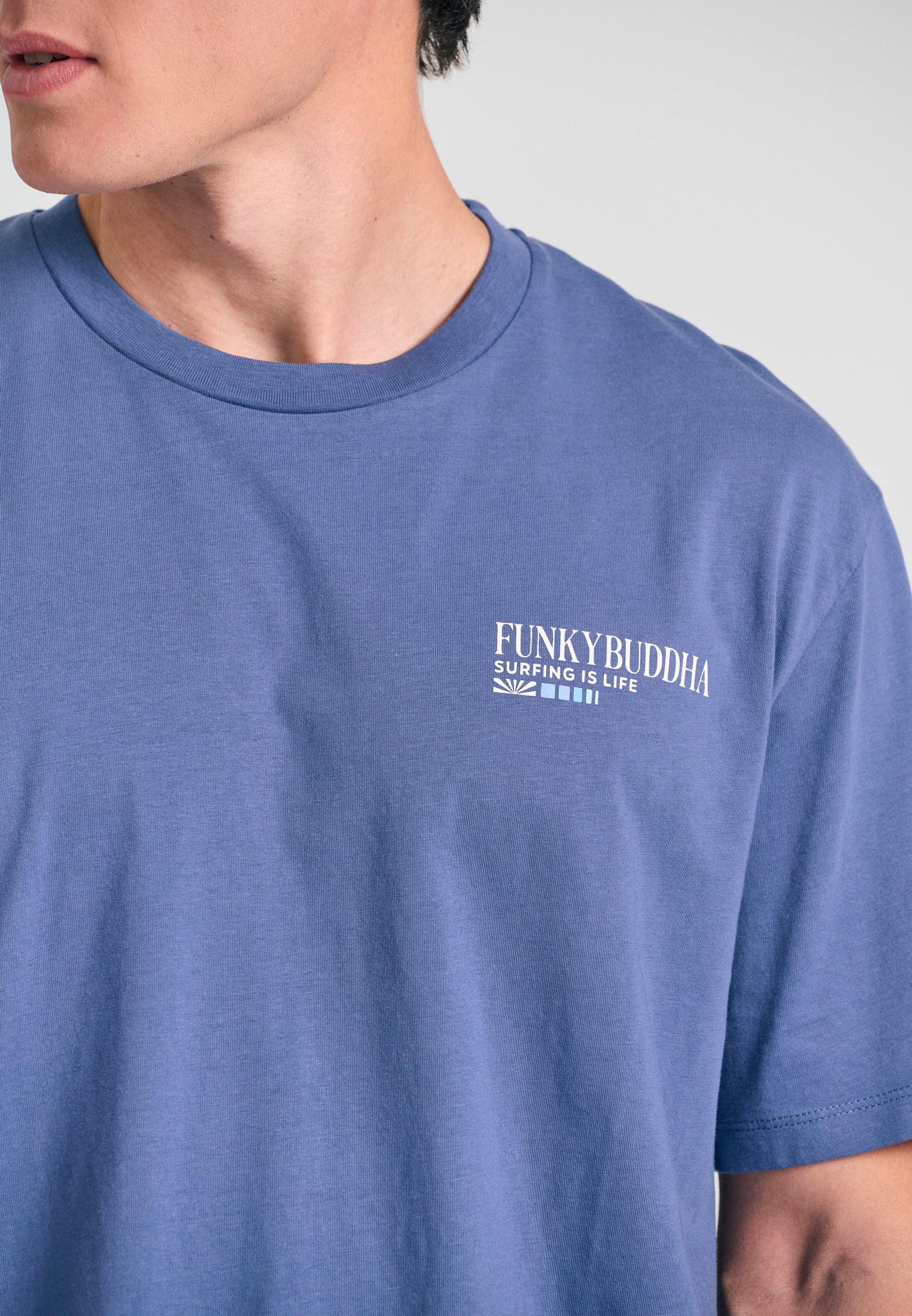 Men's T-Shirts Funky Buddha Blue