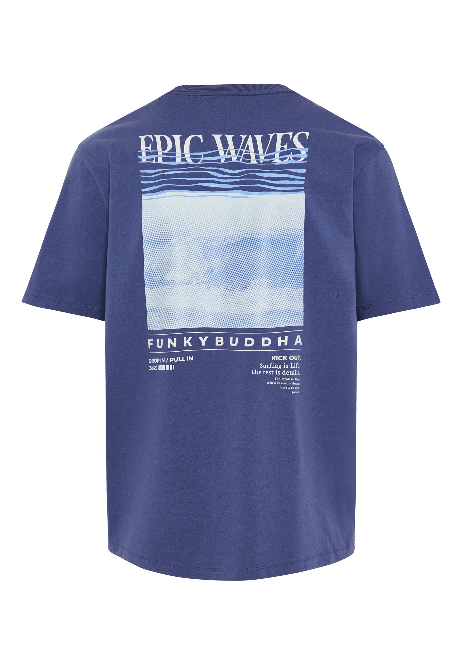 Men's T-Shirts Funky Buddha Blue