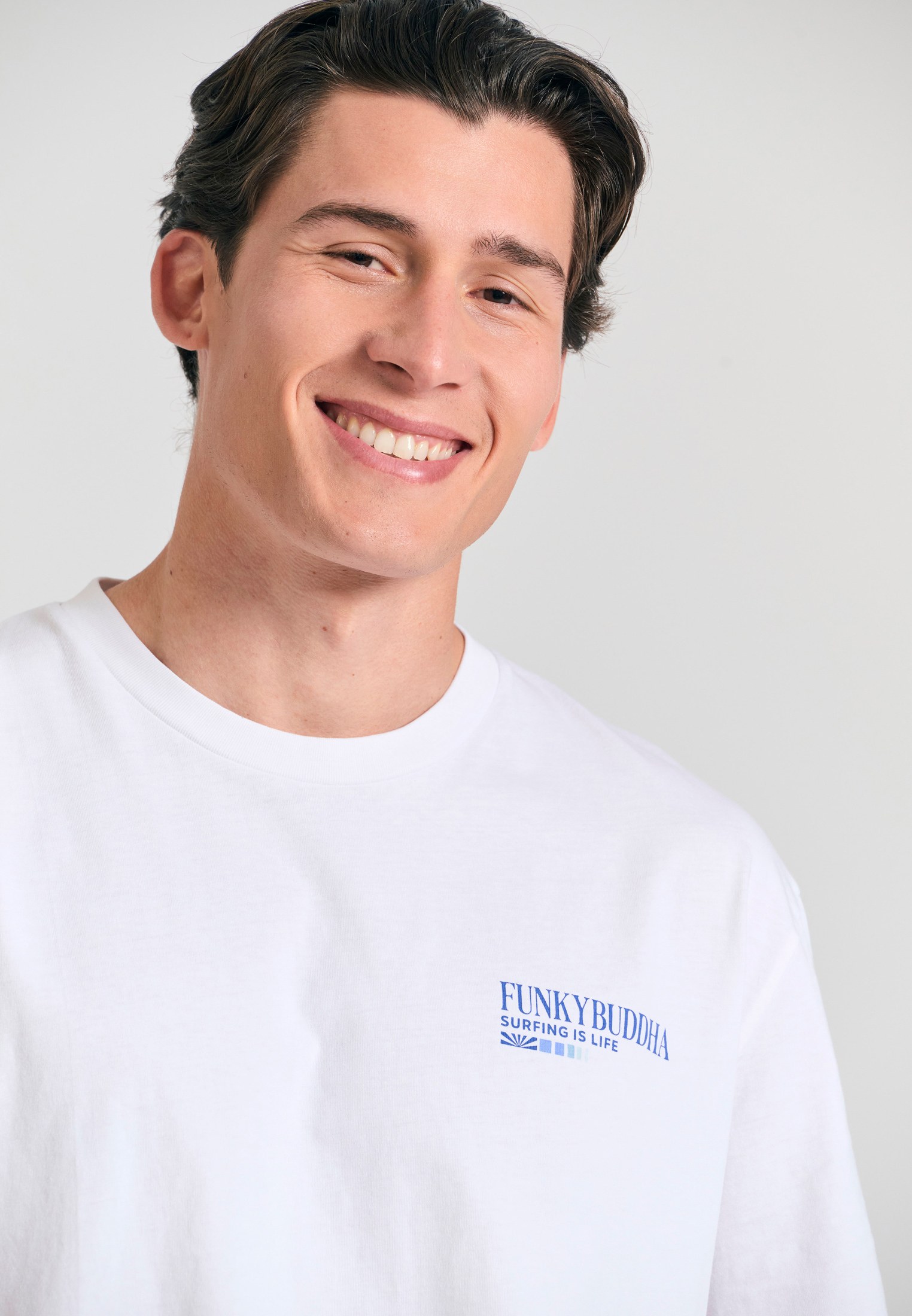 Men's T-Shirts Funky Buddha White