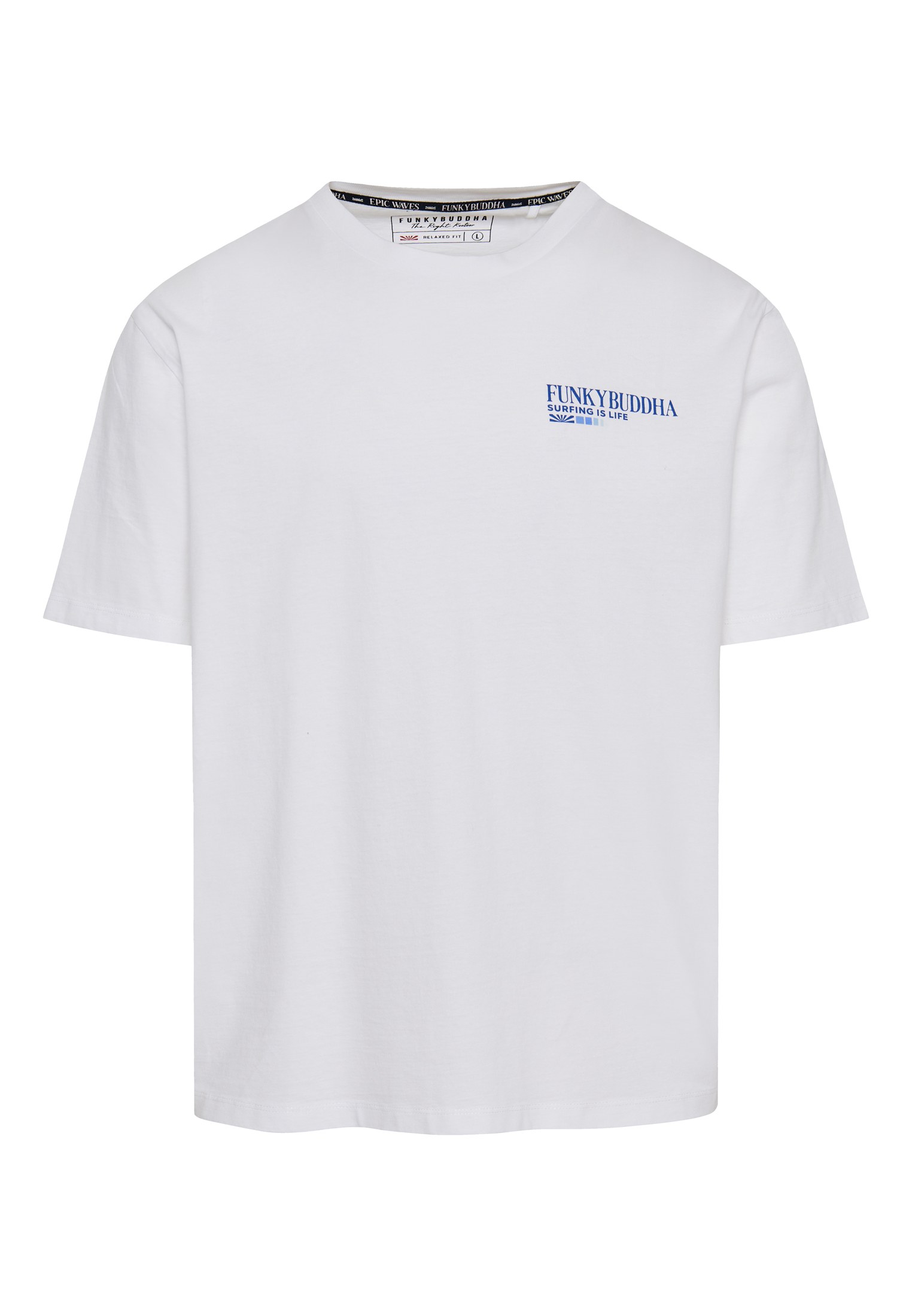 Men's T-Shirts Funky Buddha White