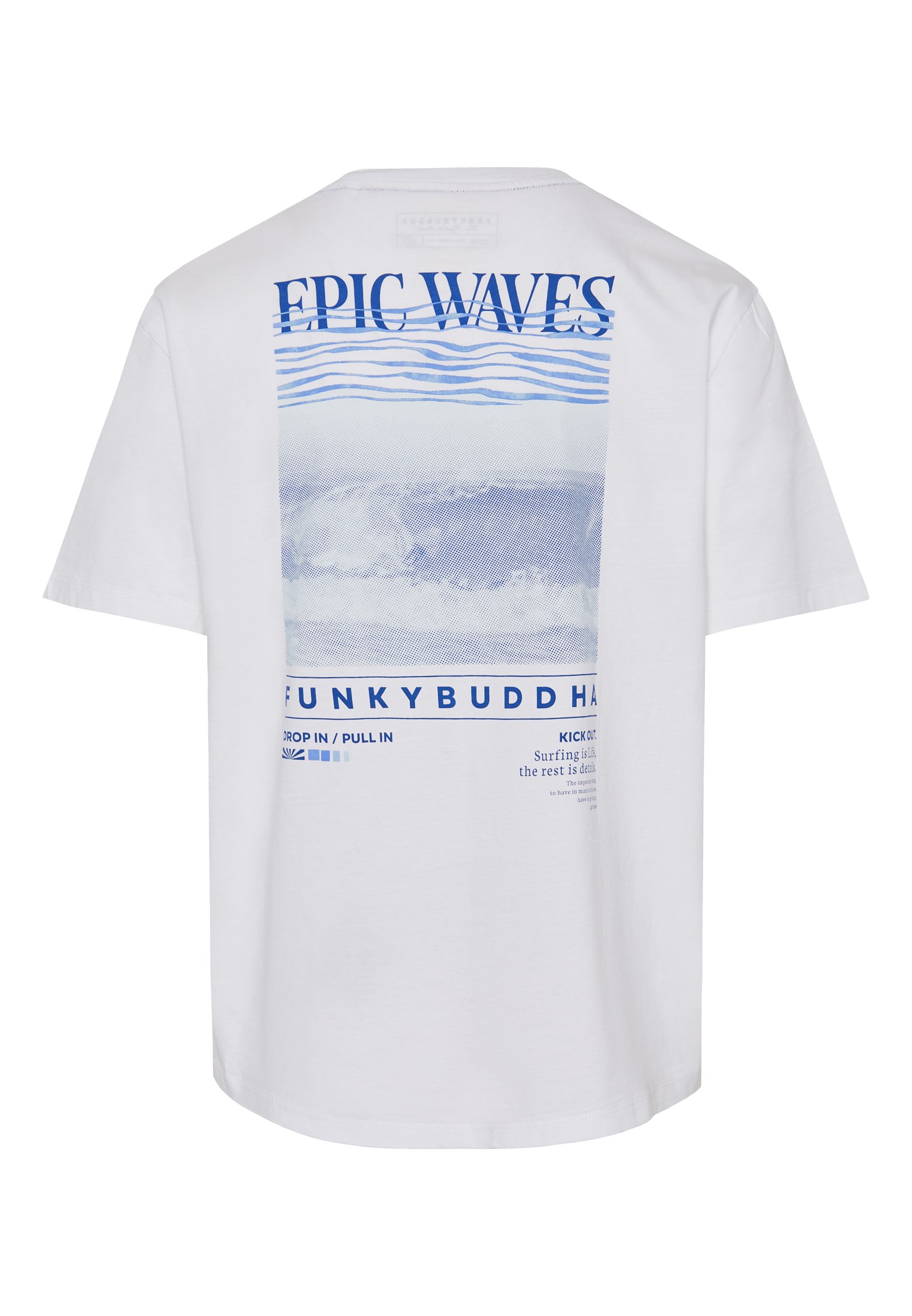 Men's T-Shirts Funky Buddha White