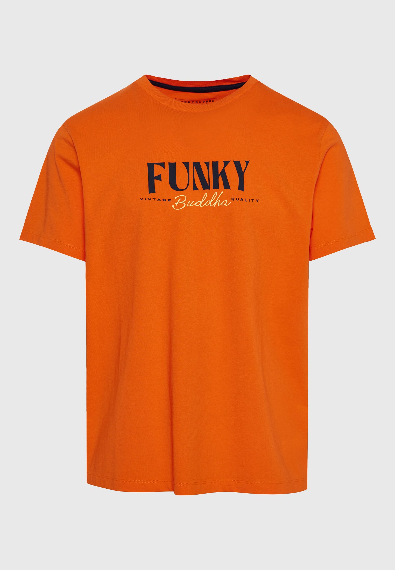 Men's Shirts Funky Buddha Orange