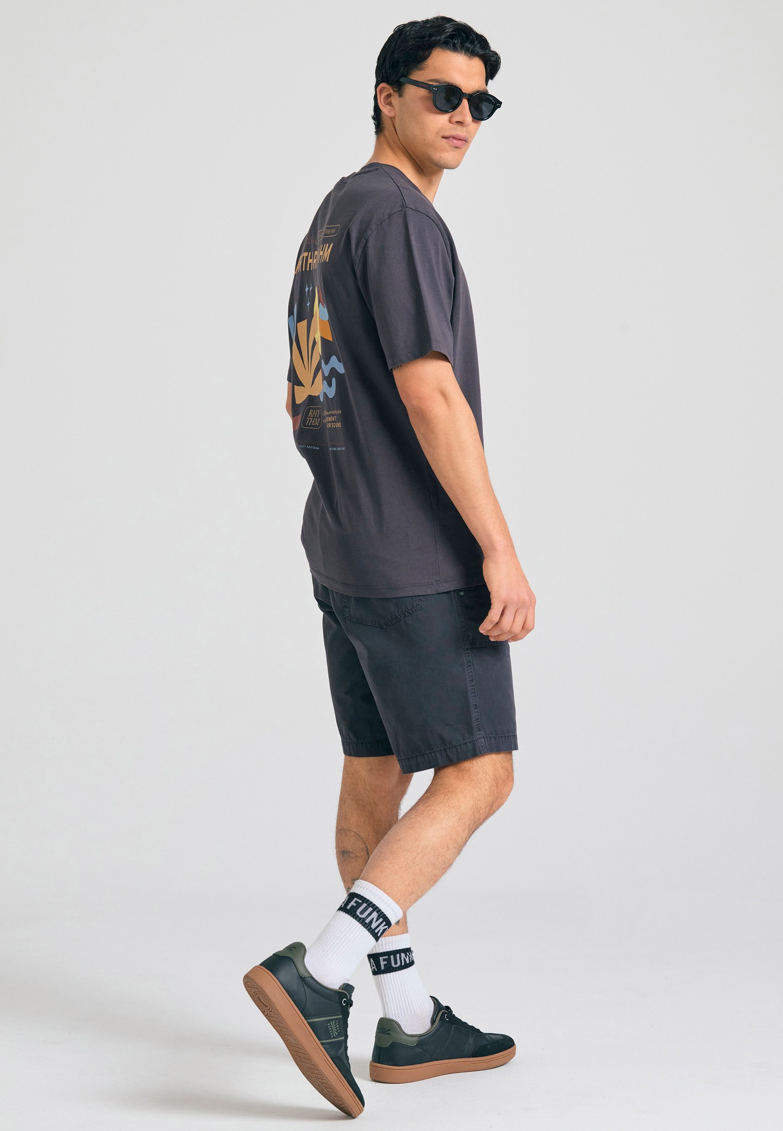 Men's T-Shirts Funky Buddha Gray