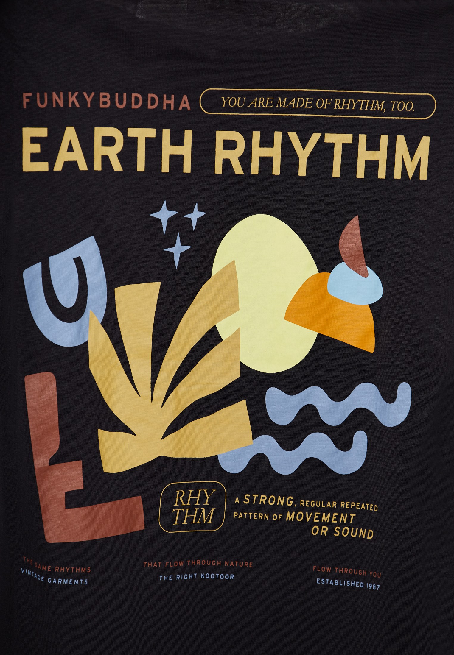 Men's T-Shirts Funky Buddha Gray