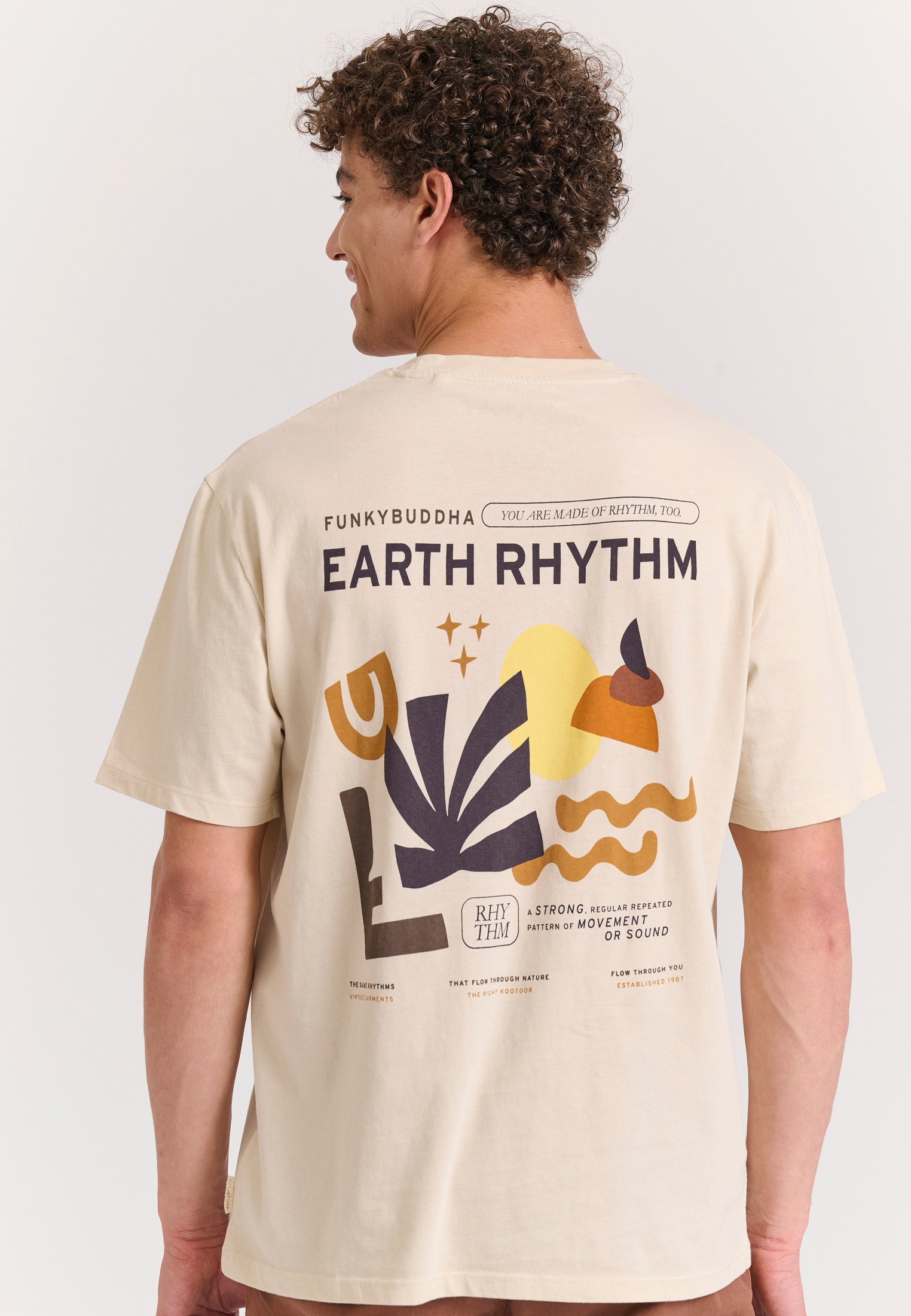 Men's T-Shirts Funky Buddha White