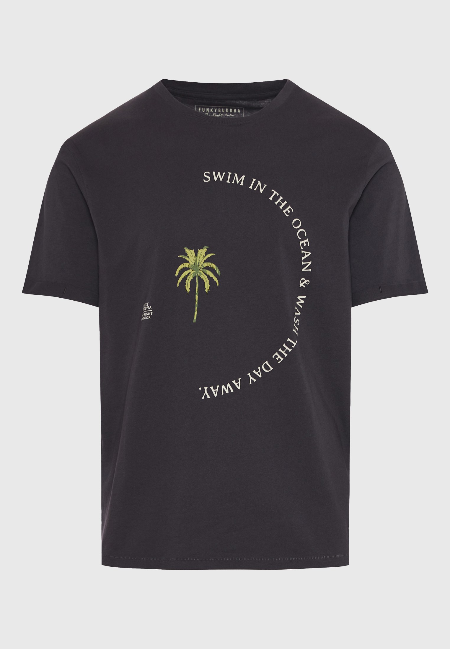 Men's T-Shirts Funky Buddha Gray