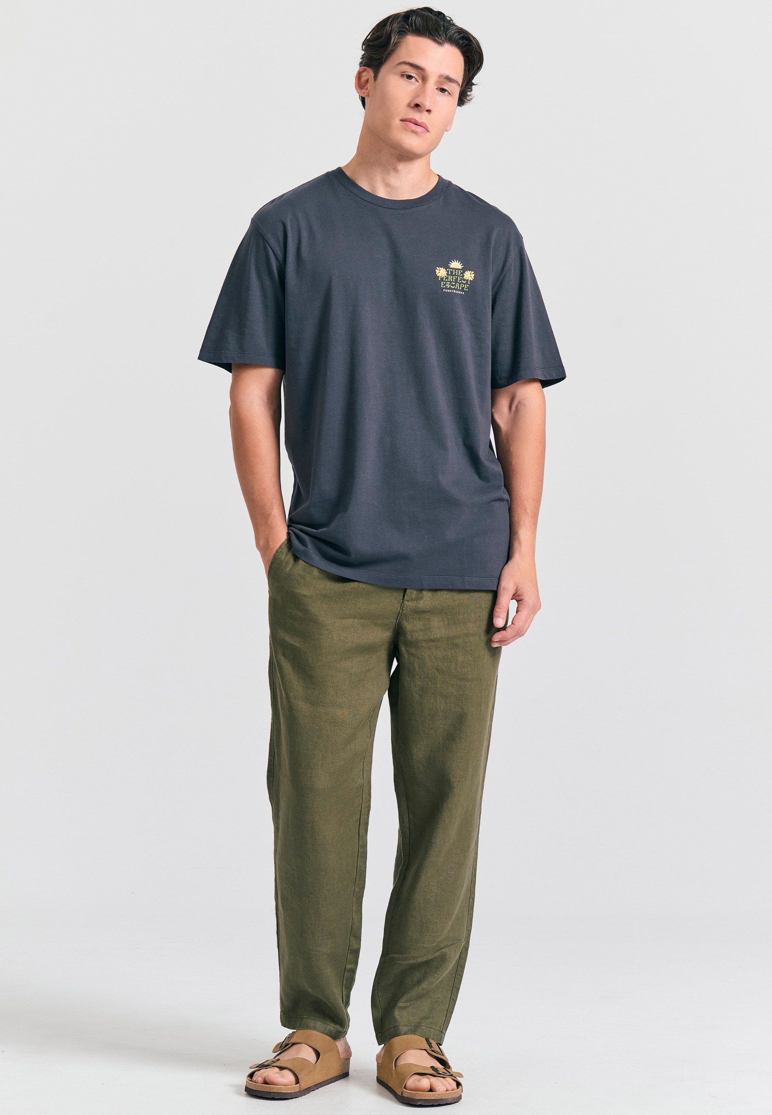 Men's Shirts Funky Buddha Gray