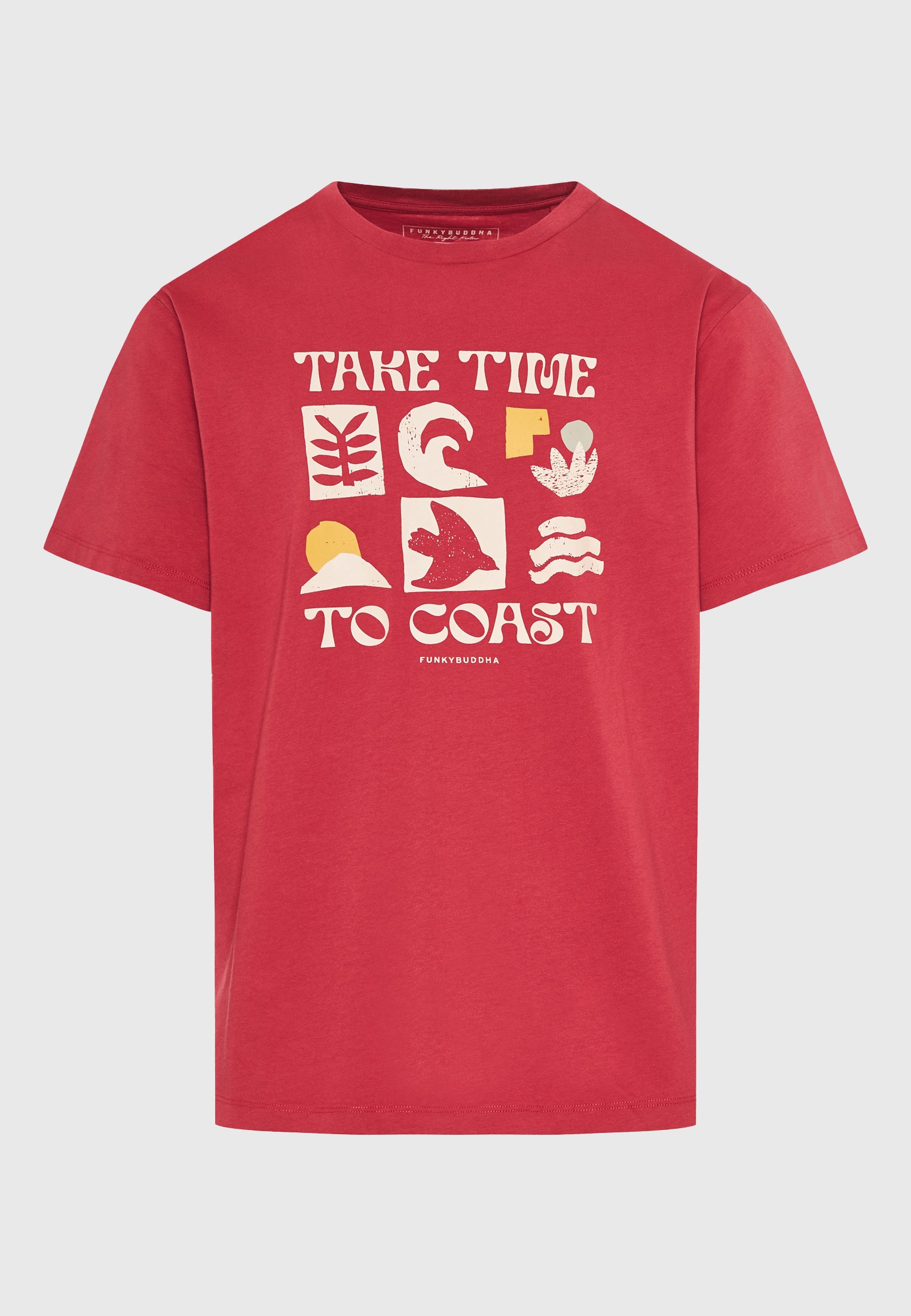 Men's Shirts Funky Buddha Red