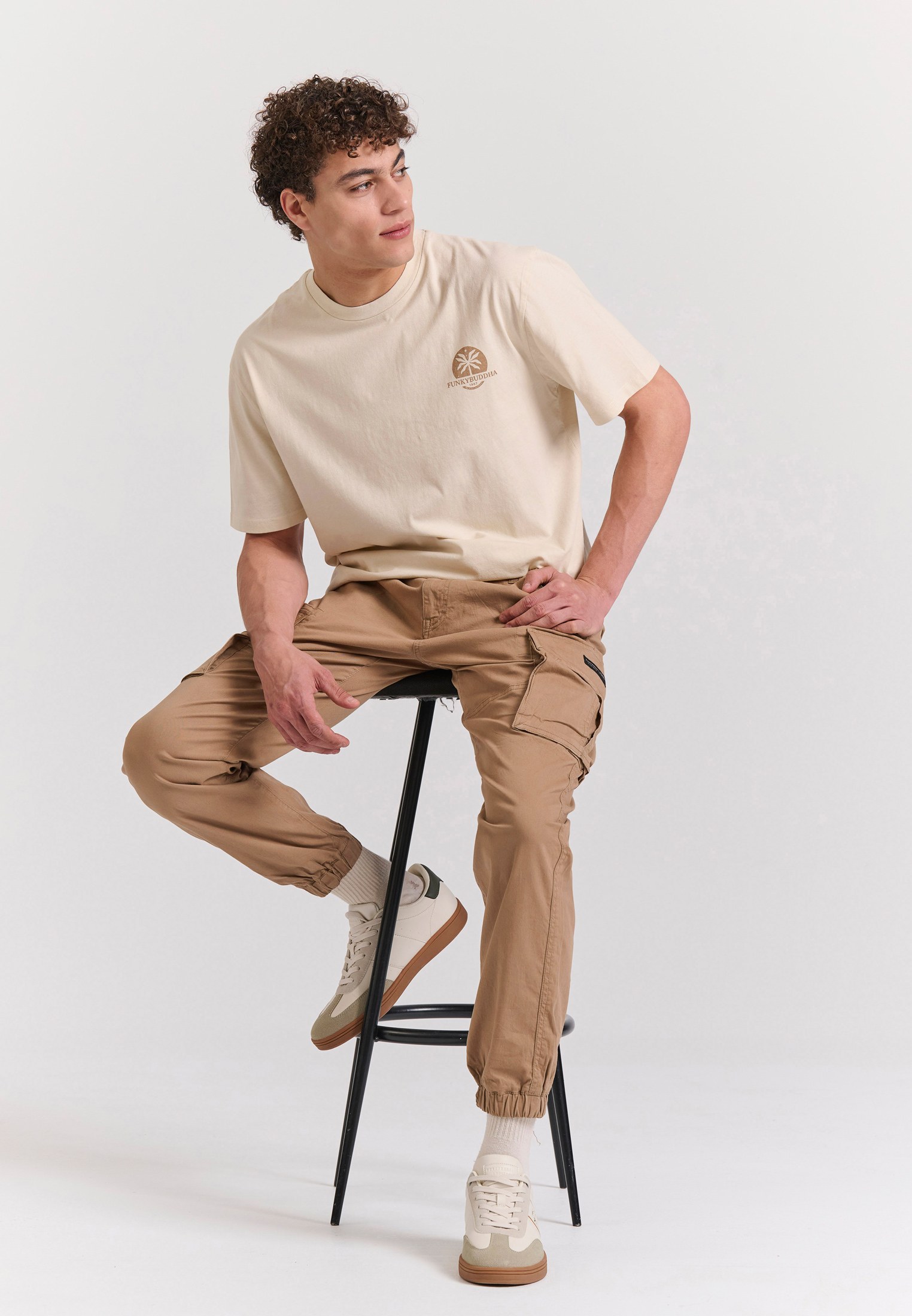 Men's T-Shirts Funky Buddha White