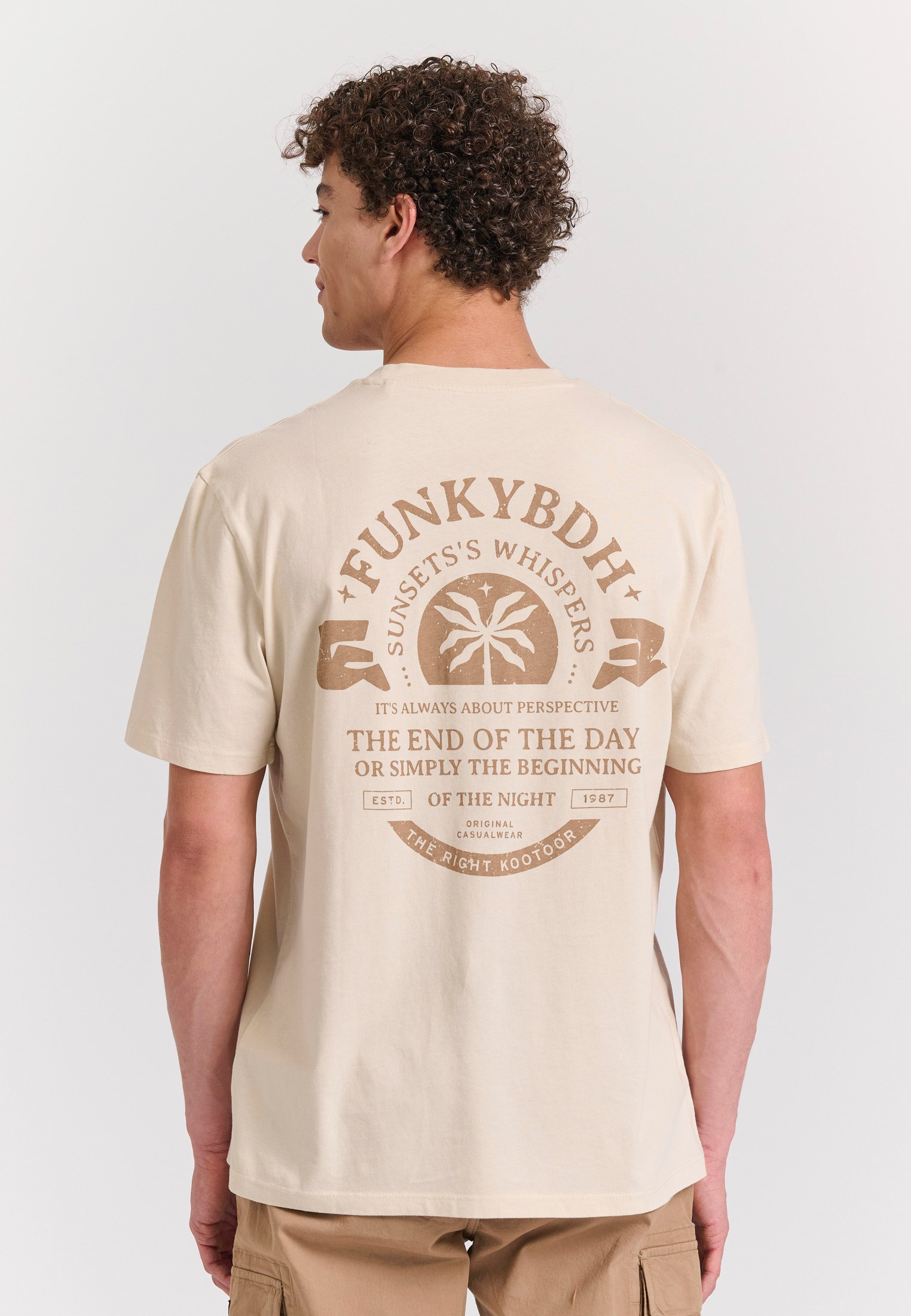 Men's T-Shirts Funky Buddha White