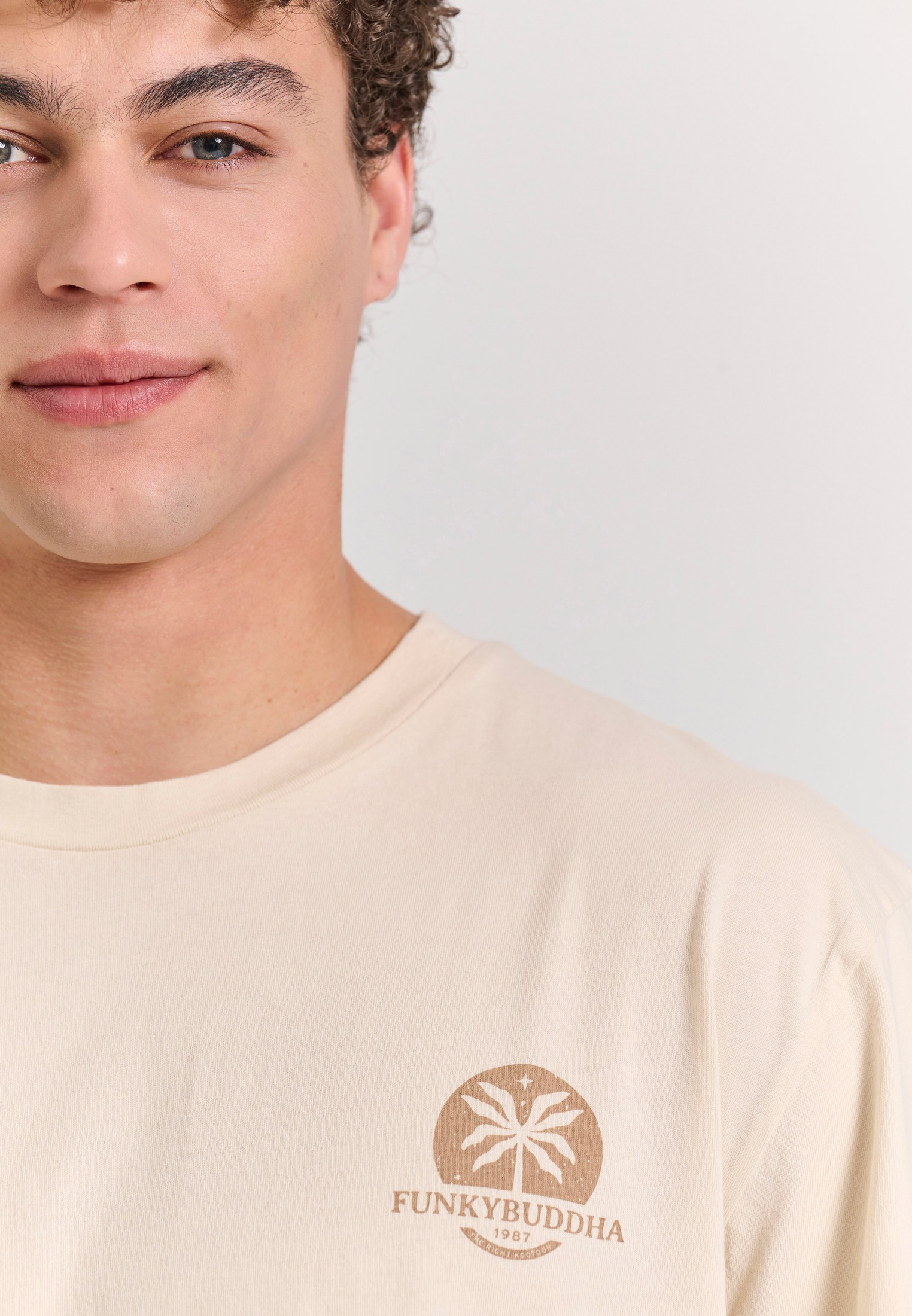 Men's T-Shirts Funky Buddha White