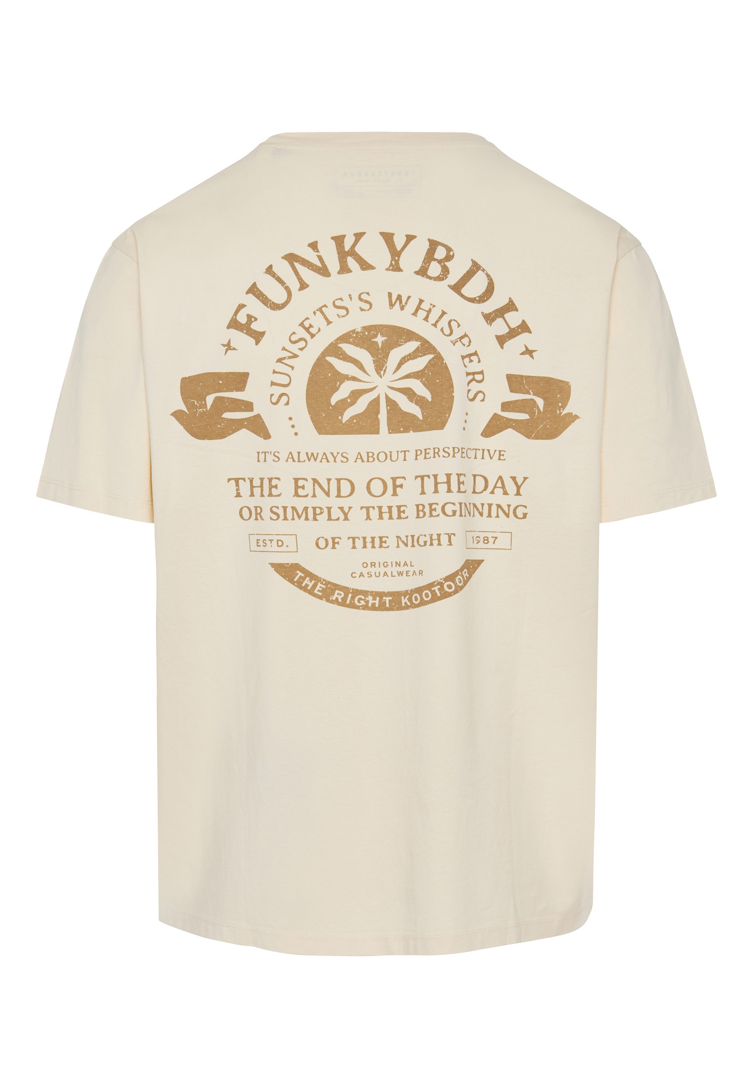 Men's T-Shirts Funky Buddha White
