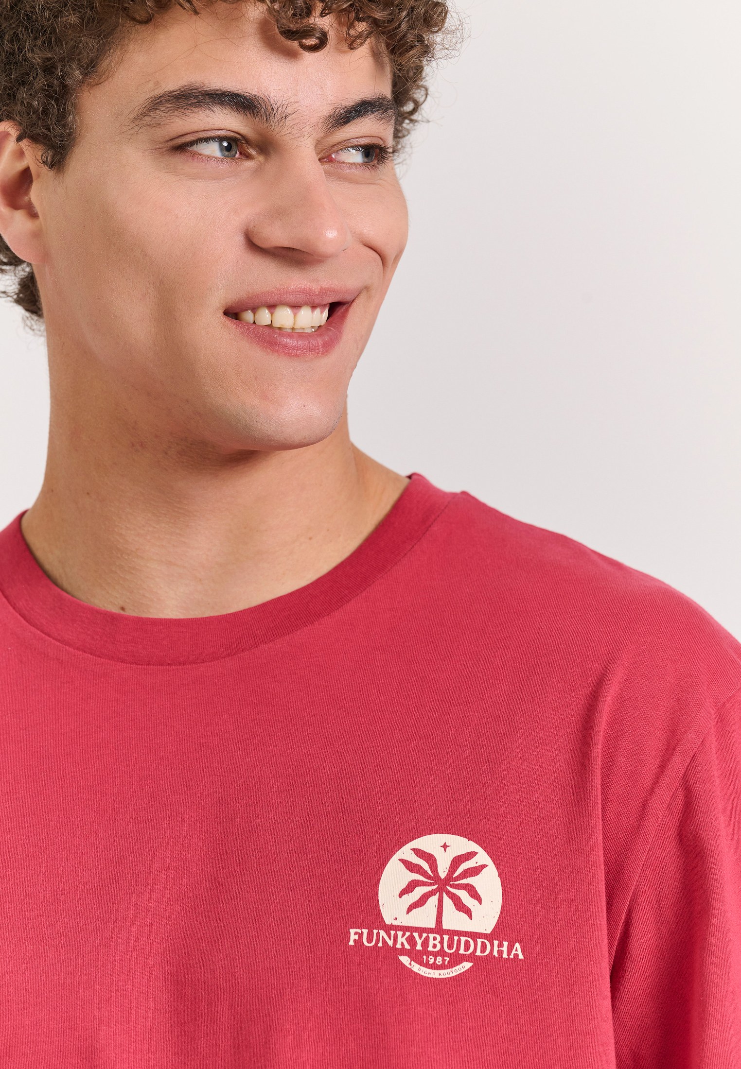 Men's T-Shirts Funky Buddha Red