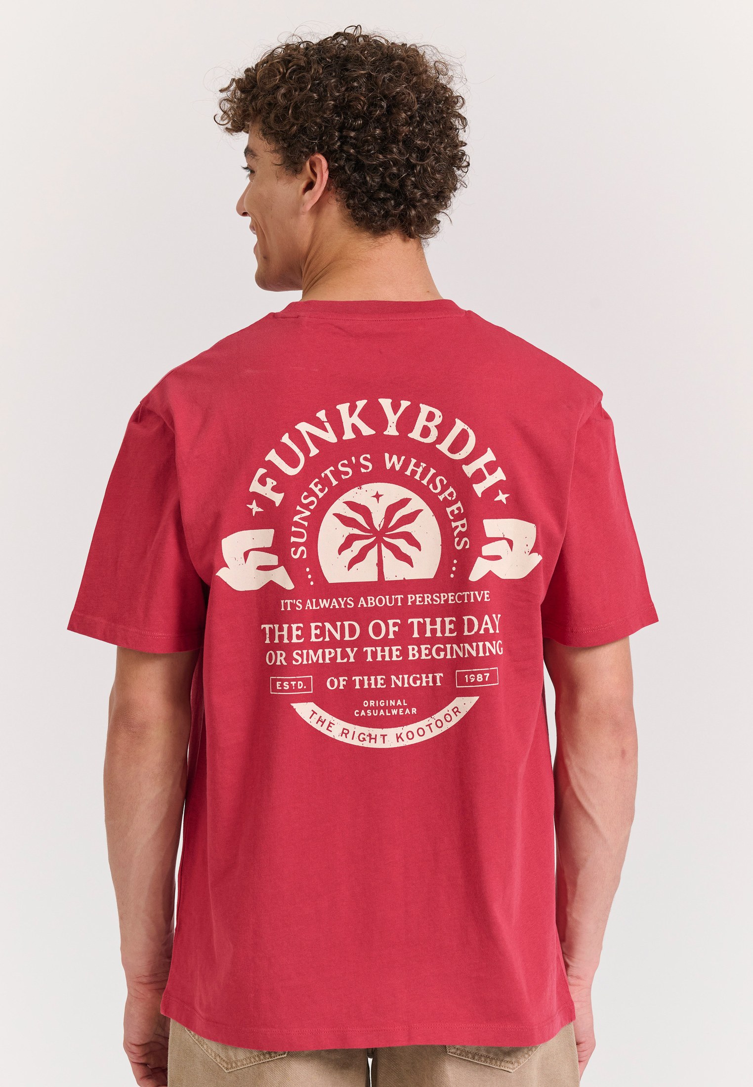 Men's T-Shirts Funky Buddha Red