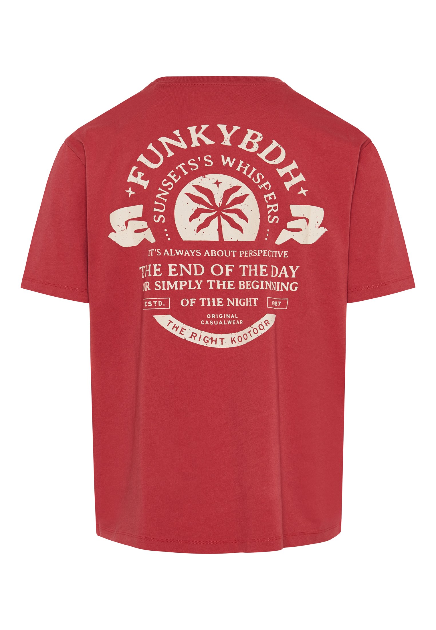 Men's T-Shirts Funky Buddha Red