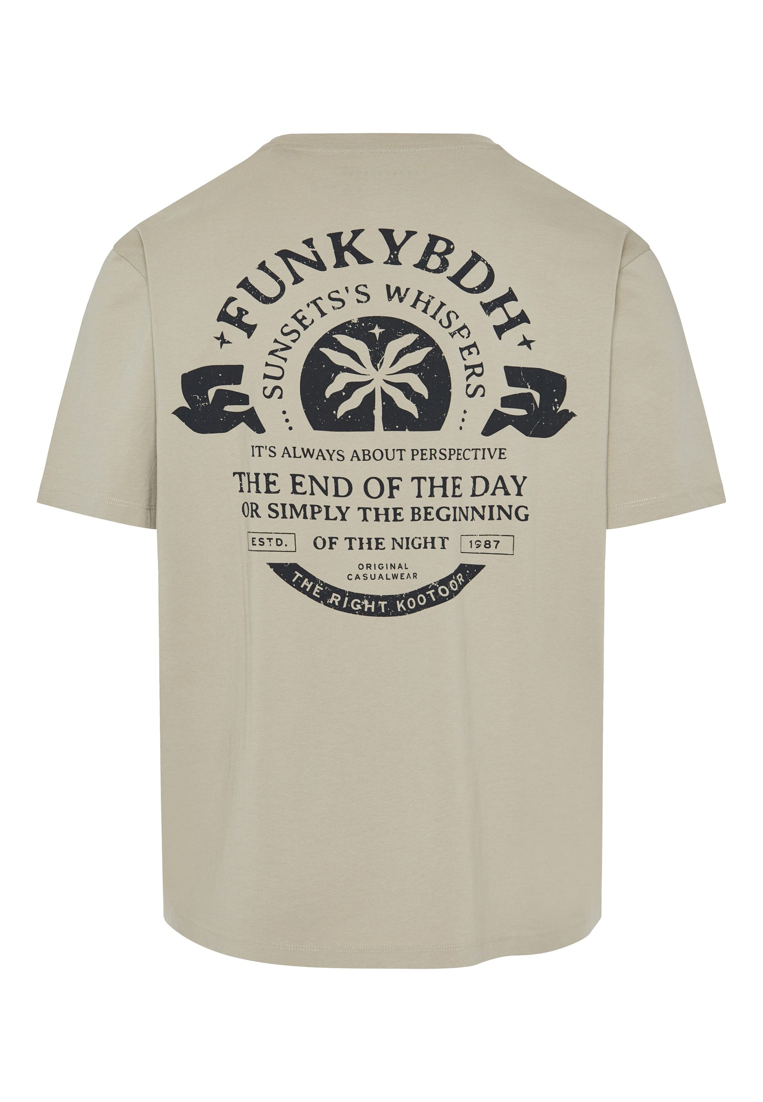 Men's Shirts Funky Buddha Beige