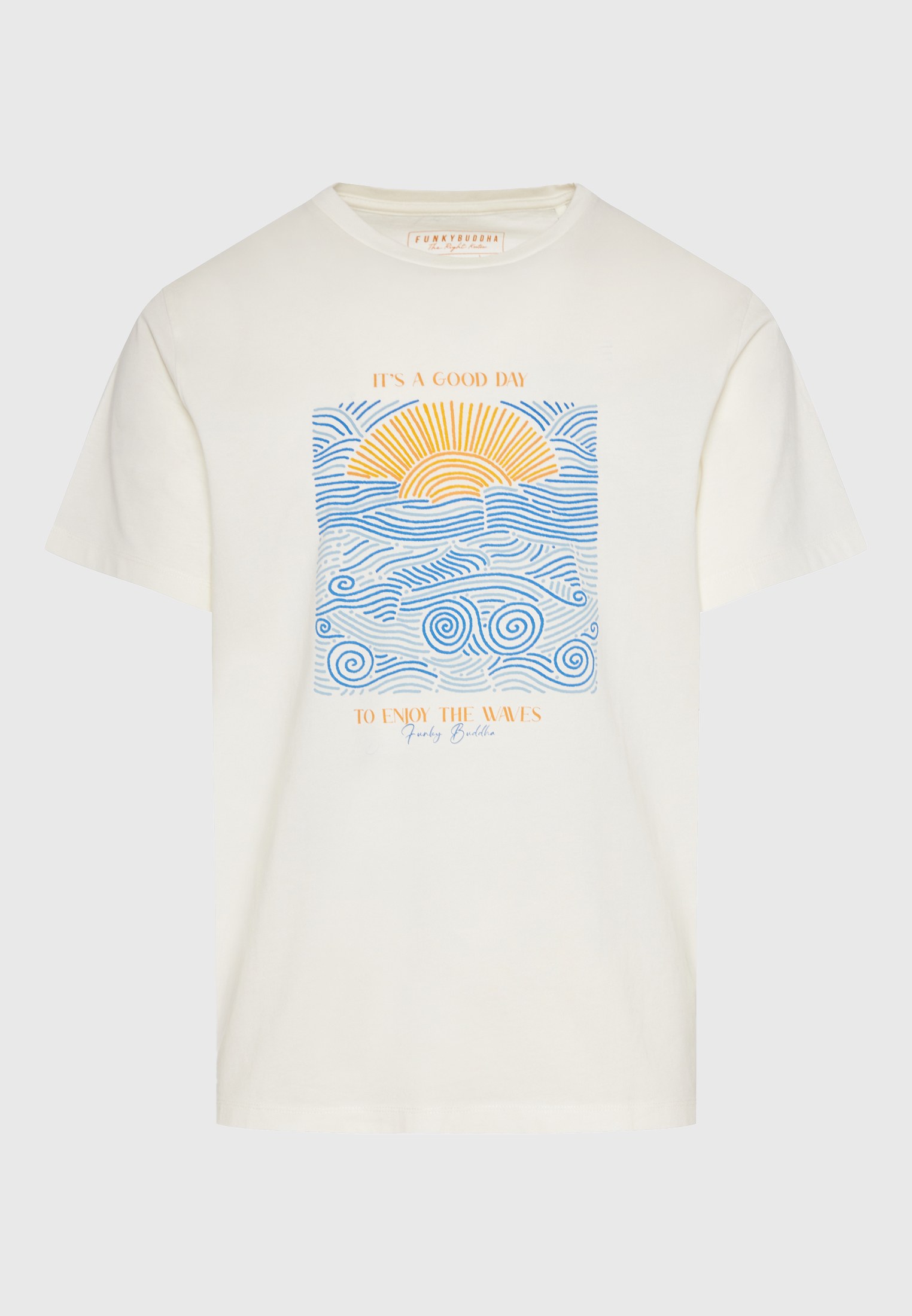 Men's Shirts Funky Buddha White